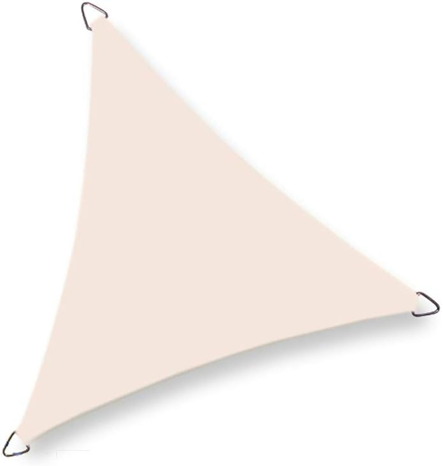 Sonnensegel Sonnensegel Dreieck Sonnenschutz 4x4 m Windschutz UV-Schutz creme