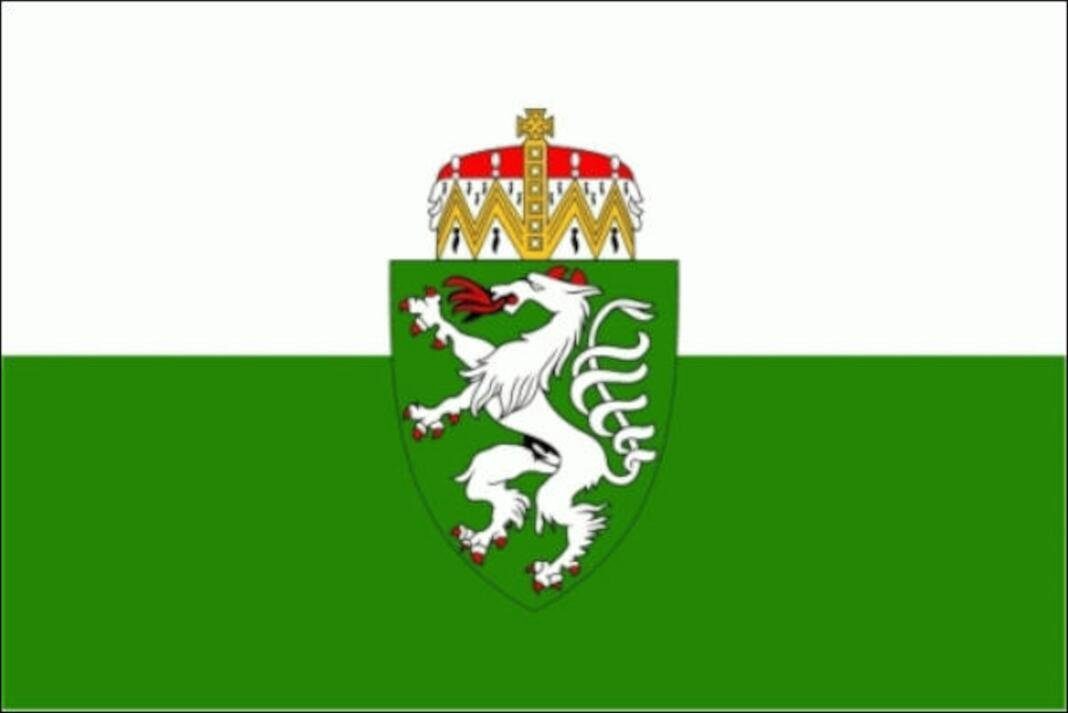 flaggenmeer Flagge Steiermark mit Wappen 80 g/m²