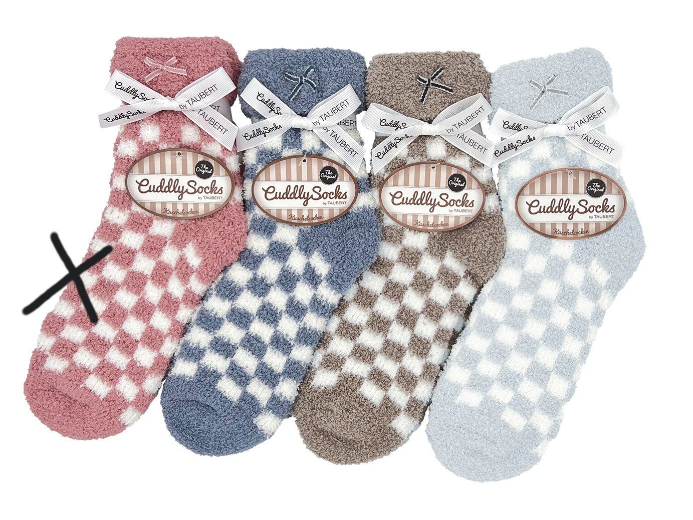 Taubert Kuschelsocken Chequers T_222110-588