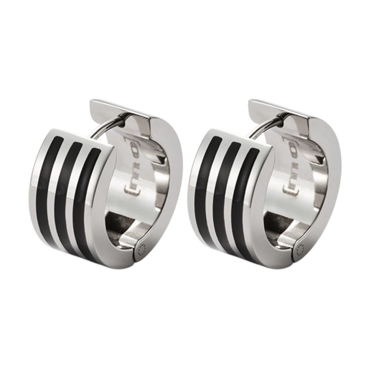 MONOMANIA Paar Creolen Monomania 30181 Ohrringe Creolen Damen Edelharz Edelstahl Ø 14 mm