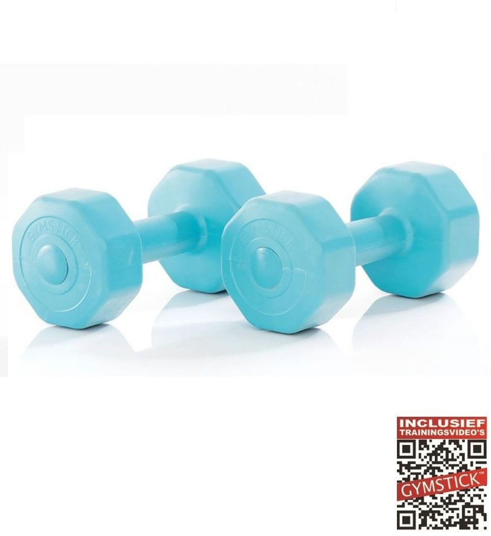 Gymstick Dumbbell Gymstick Active Vinyl Kurzhantel Set 2 x 3 kg - Blau