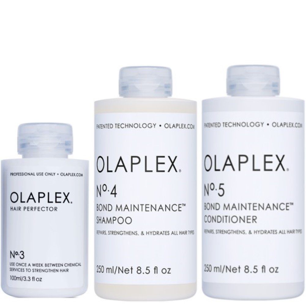 Olaplex Уход за волосами-Set Olaplex Set - Hair Perfector No. 3 + Shampoo No. 4 + Conditioner No. 5