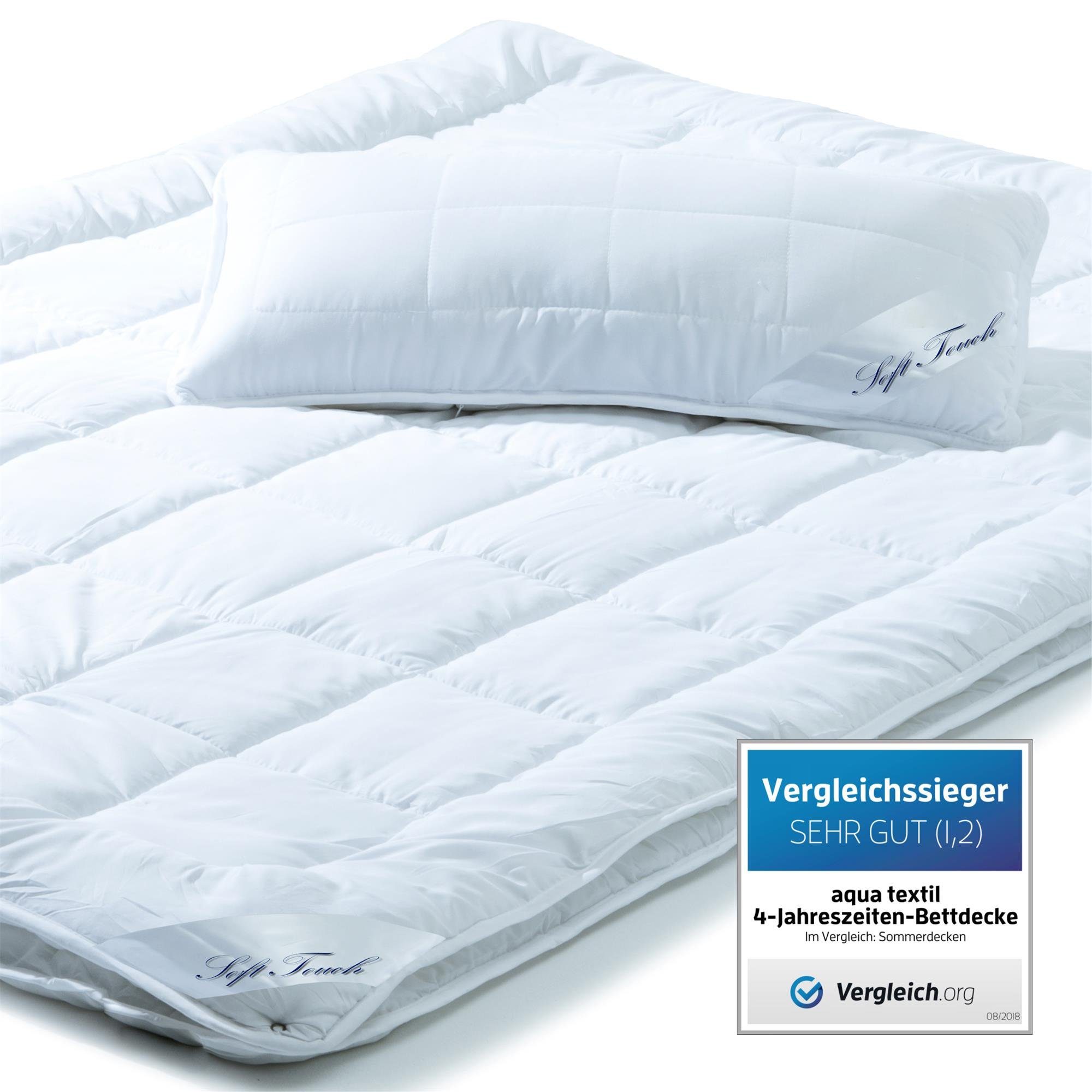 aqua-textil Bettdecke, Kopfkissen + Topper Soft günstig online kaufen