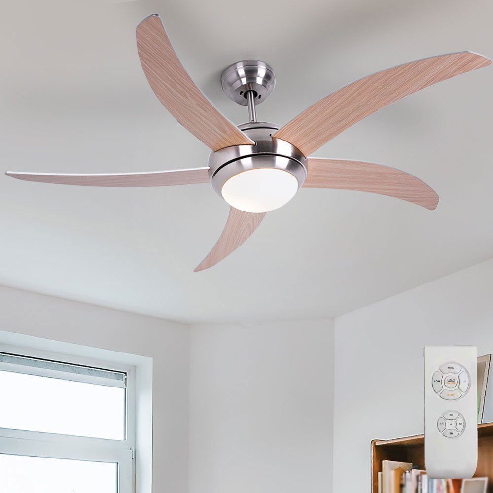 V-TAC Deckenventilator, Decken Ventilator braun 3 günstig online kaufen
