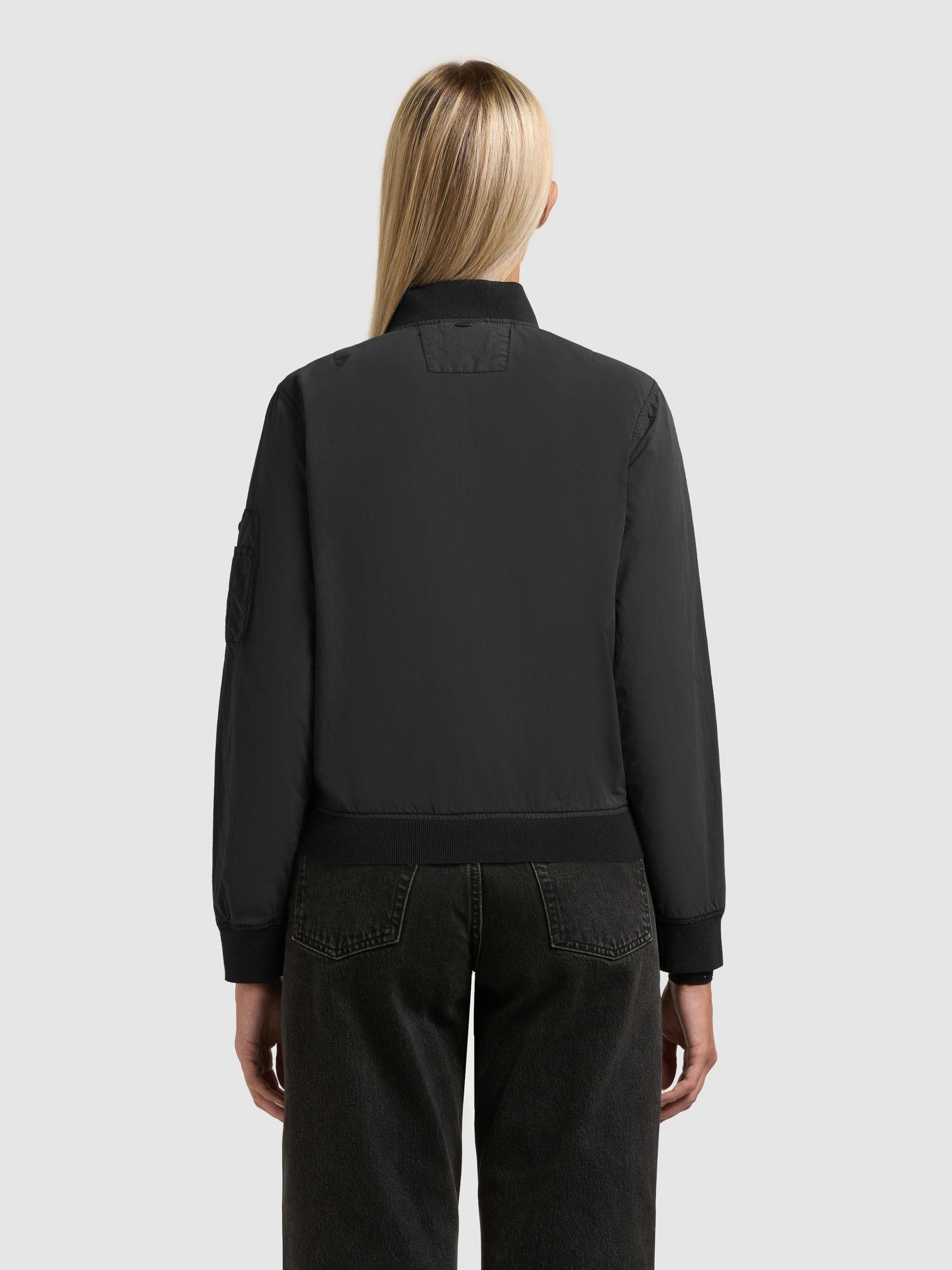 khujo Bomberjacke Denz Matte Damen Übergangsjacke mit Bündchen