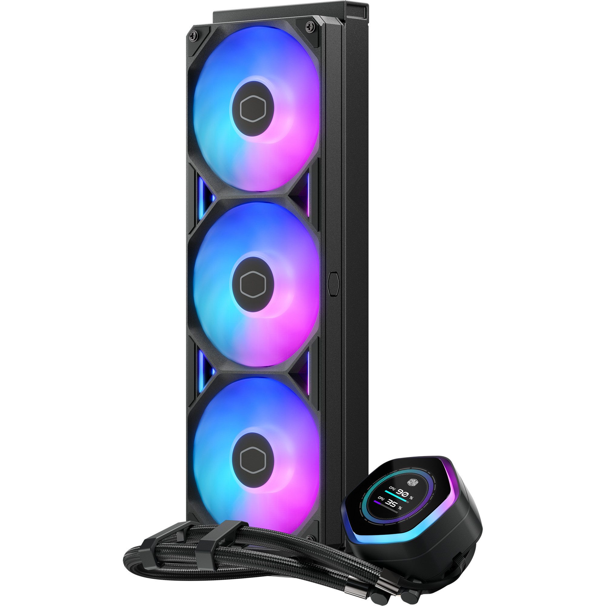 COOLER MASTER CPU Kühler Cooler Master MasterLiquid 360 Atmos II LCD ARGB