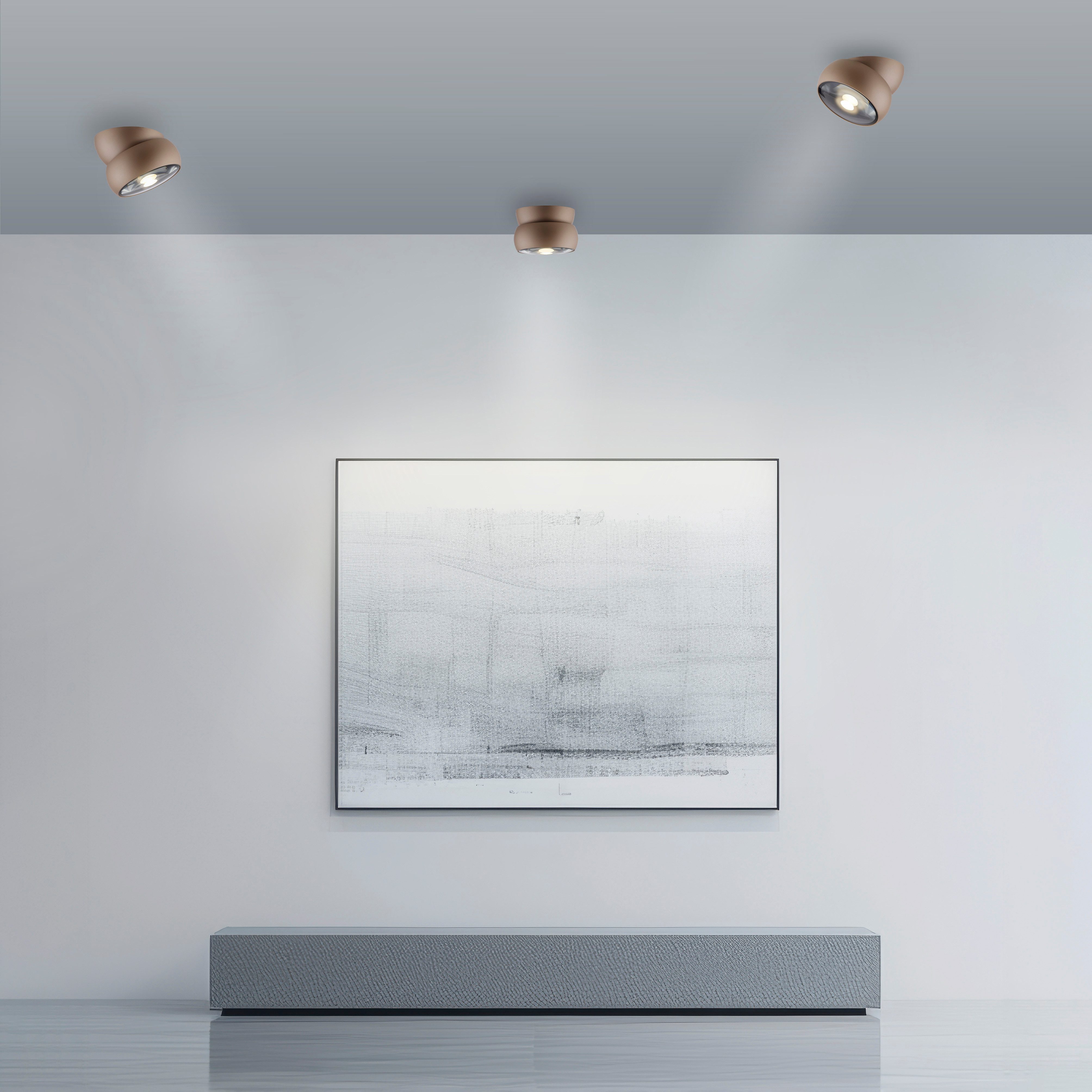 Neuhaus PURE LED Deckenleuchte PURE Move, LED fest integriert, Warmweiß, Dimmfähig über separaten Dimmer, dreh- &schwenkbar