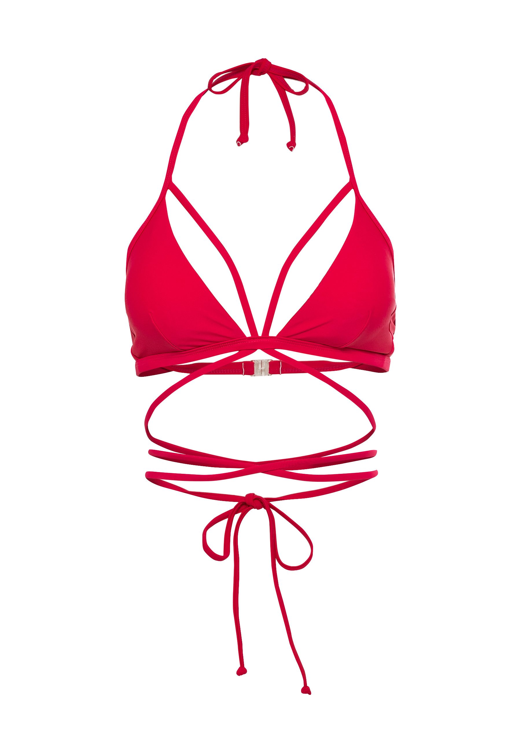 LSCN by LASCANA Triangel-Bikini-Top Gina, mit langem Bindeband