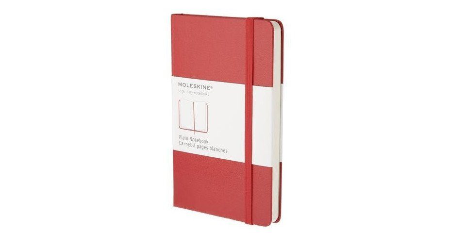 MOLESKINE Notizbuch Moleskine classic, Pocket Notebook, red Plain Size
