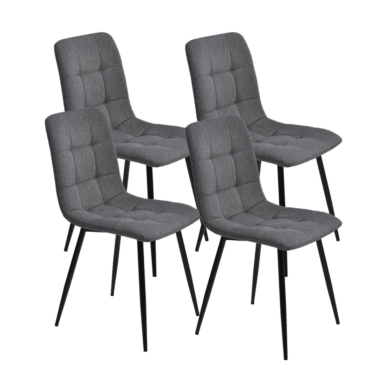 SEEZSSA Küchenstuhl Esszimmerstuhl Stoff, (4er Set), günstig online kaufen