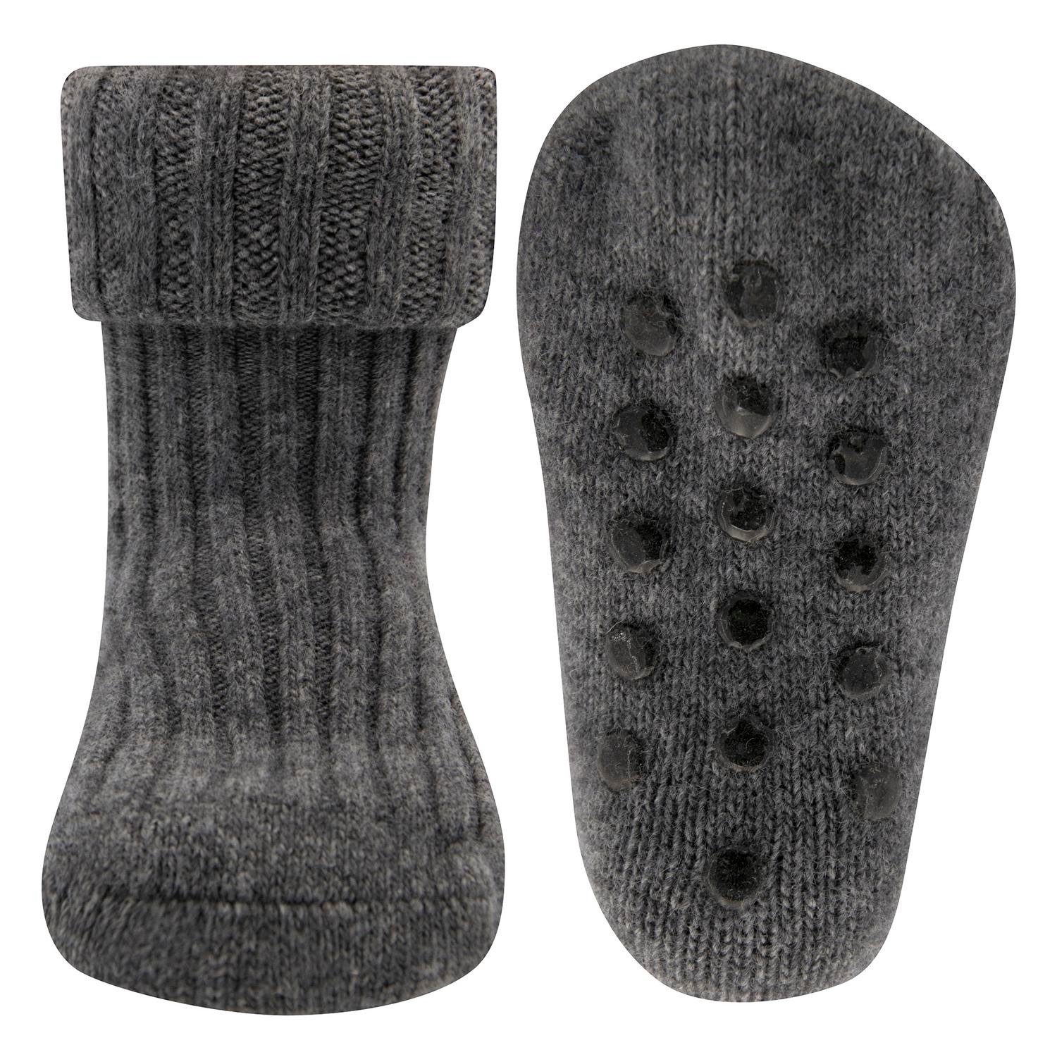 Socken Stoppersocken Wolle/Rippe
