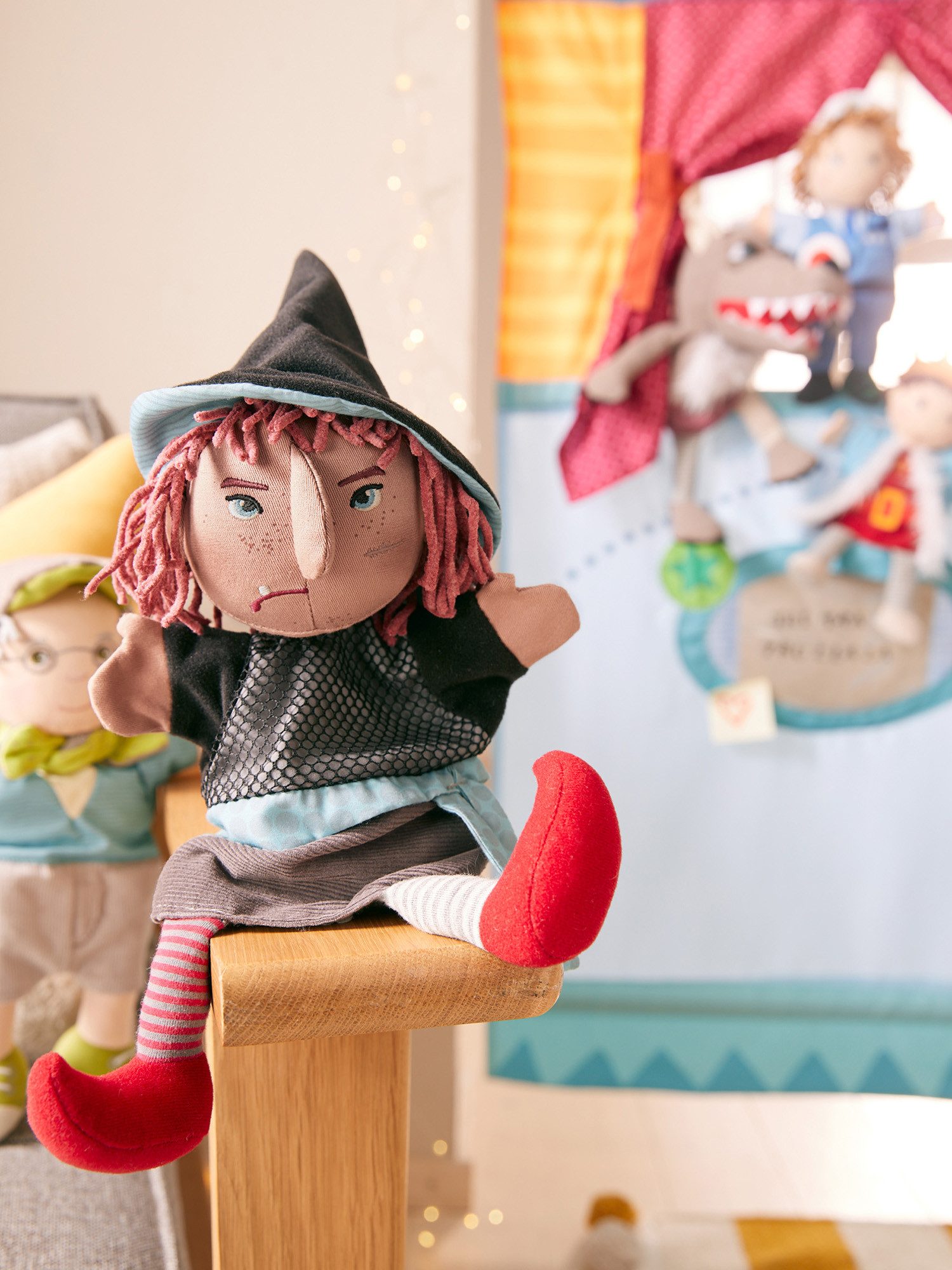 Haba Handpuppe Hexe Hella, 39 cm, unisex neutral