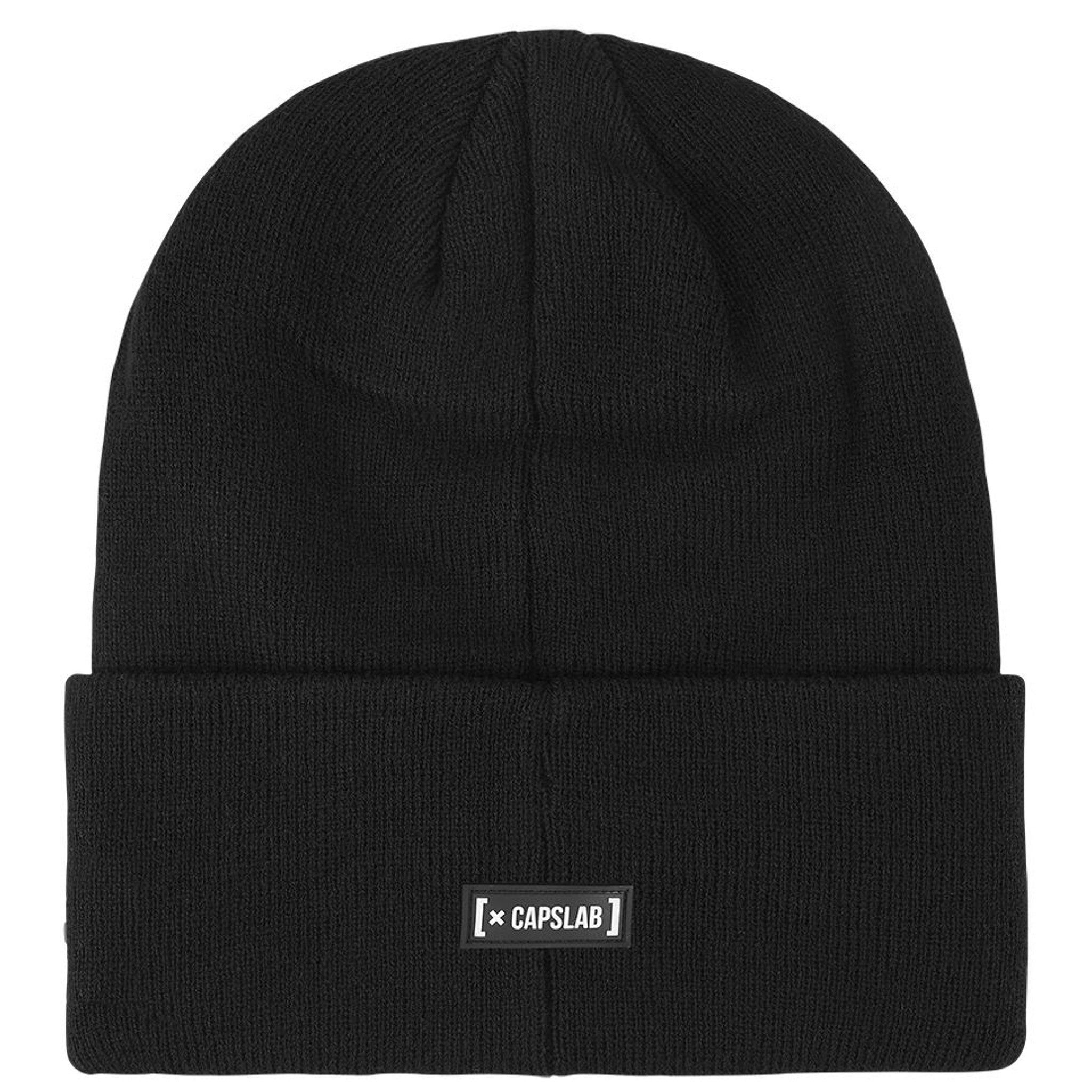 Capslab Beanie CAPSLAB LOONEY TUNES TAZ Beanie Basic Flap Black (Beanie, Beanie, Mütze)
