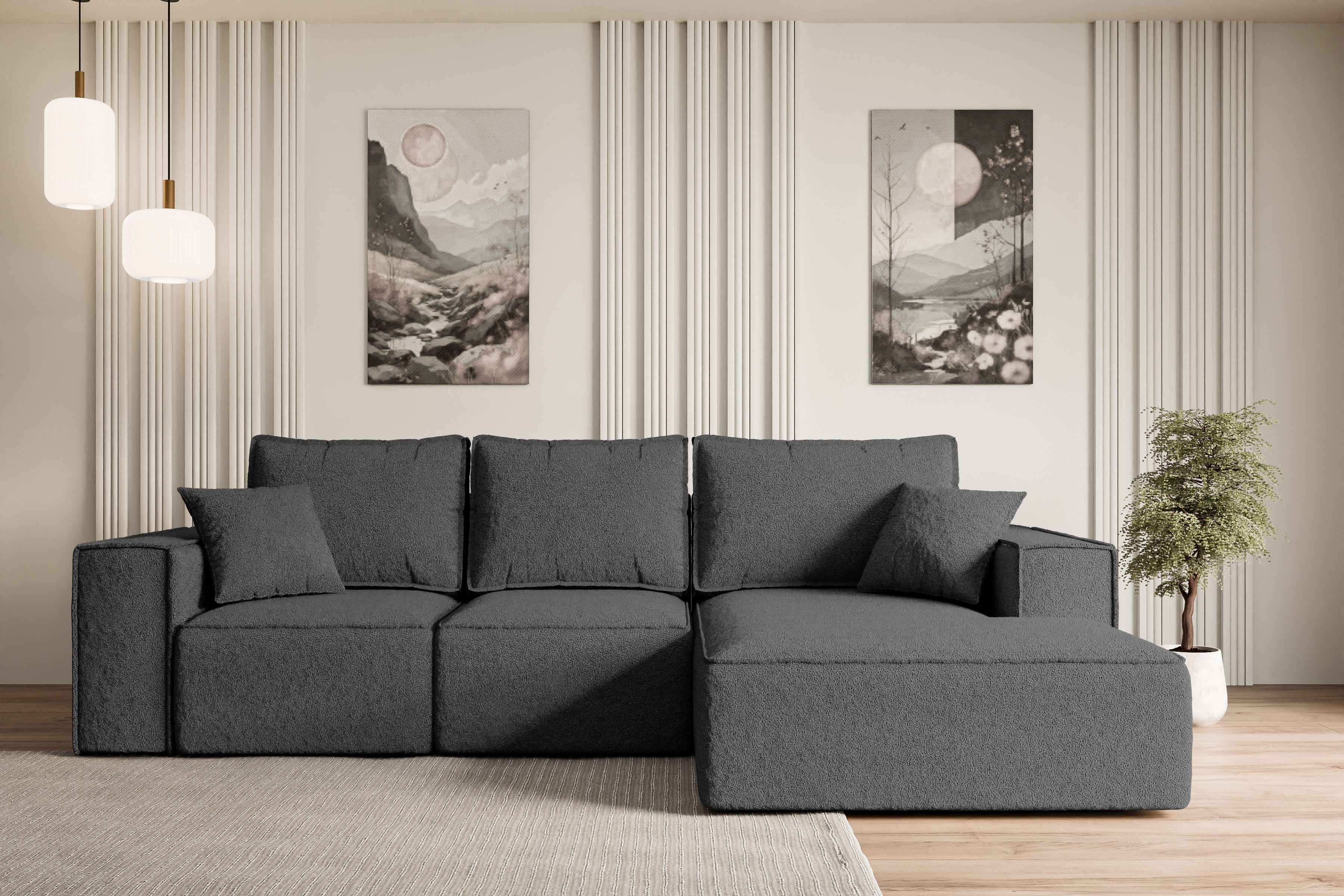 ALTDECOR Ecksofa SERRA-L-S, Couch mit Schlaffunktion, günstig online kaufen