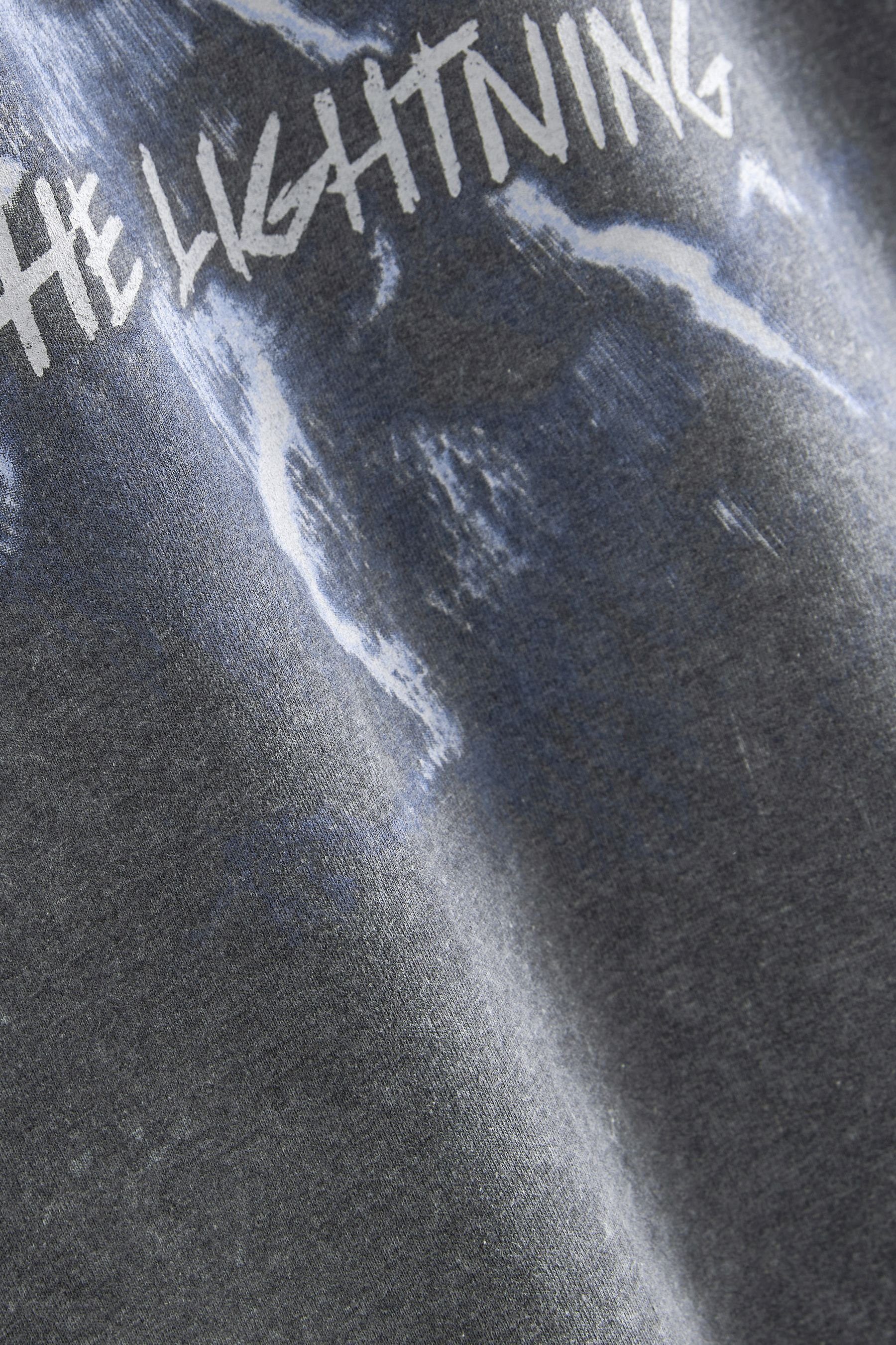 Next T-Shirt License T-Shirt (1-tlg) Grey Metallica Tour Charcoal