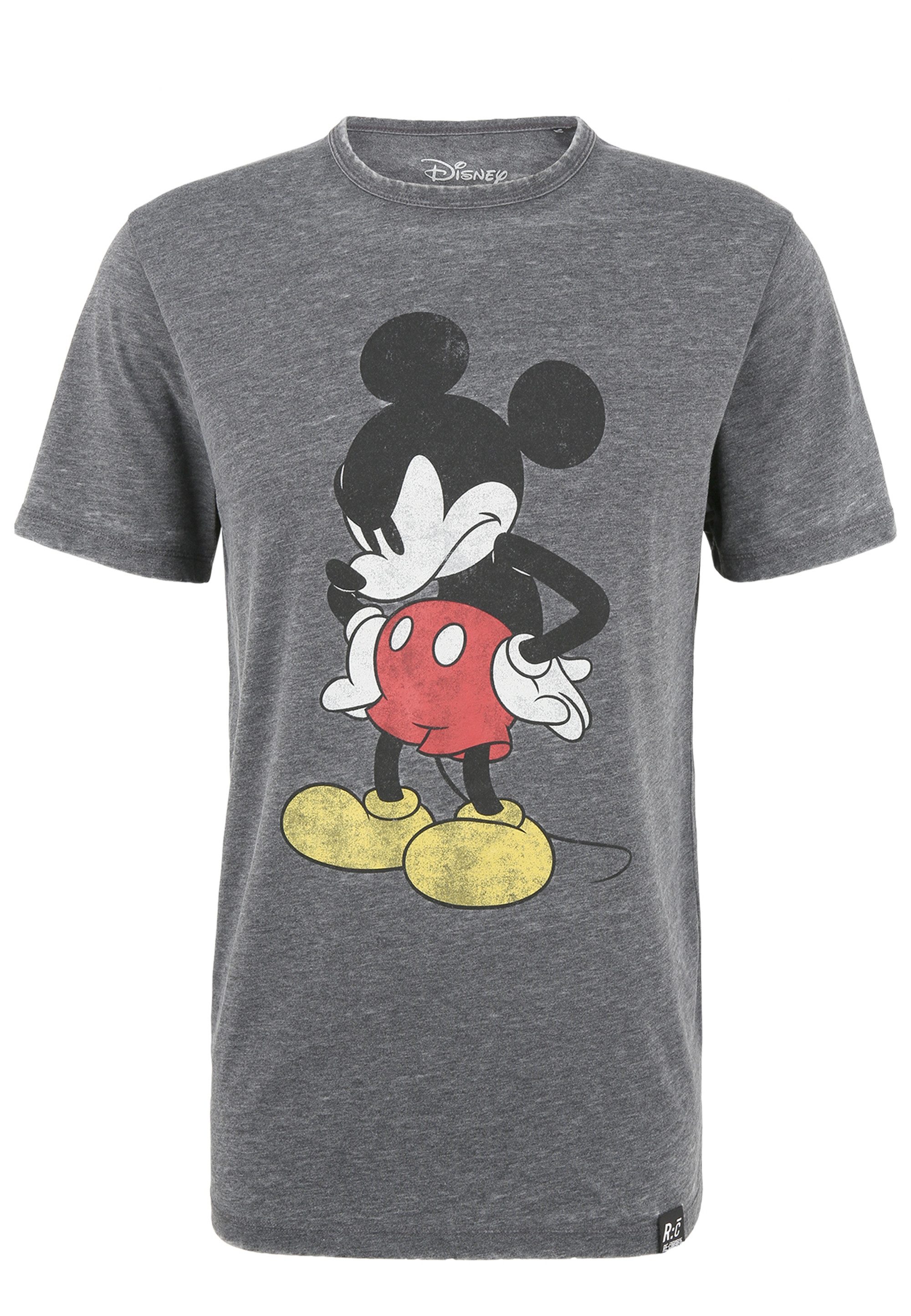 Recovered T-Shirt Disney Mickey Mouse Madface im zeitlosen Design