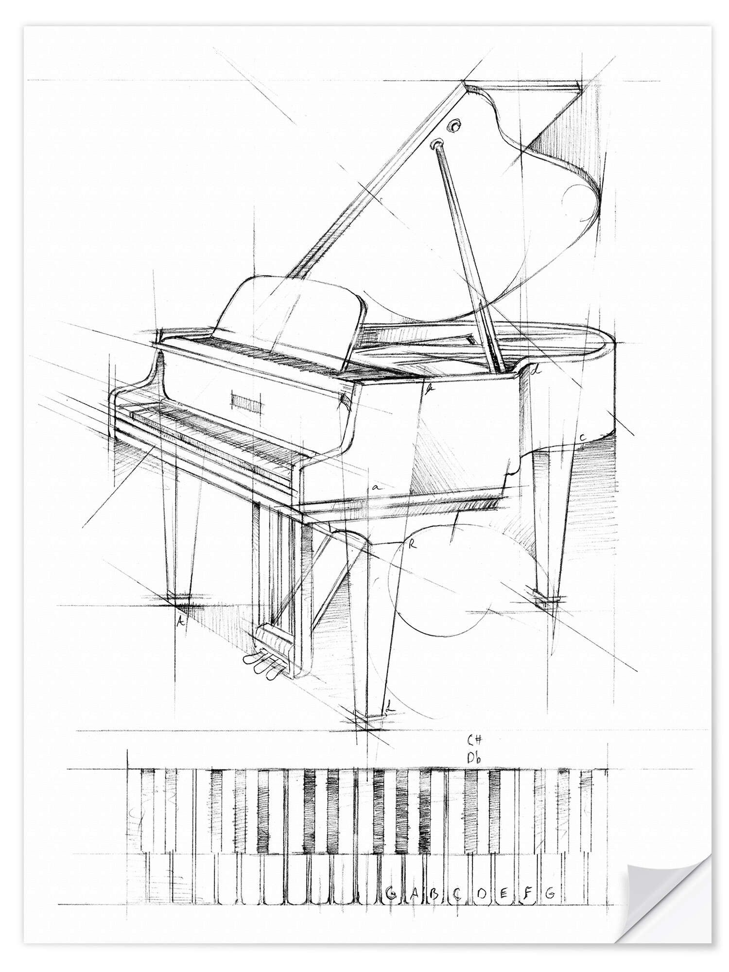 Wandfolie Ethan Harper