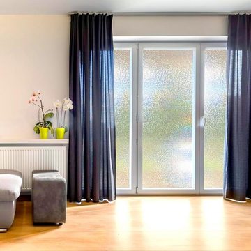 Fensterfolie 3D Selbsthaftend Blickdicht Regenbogen Fensterfolie Sichtschutzfolie, Caterize, halbtransparent