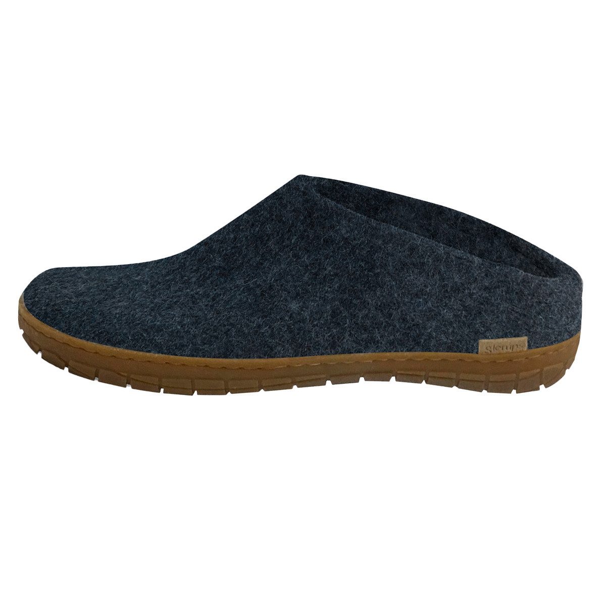 glerups dk Naturkautschuksohle Pantoffel (1-tlg) Pantoffeln - Aus 100% reiner Naturwolle, Schützt vor Geruch