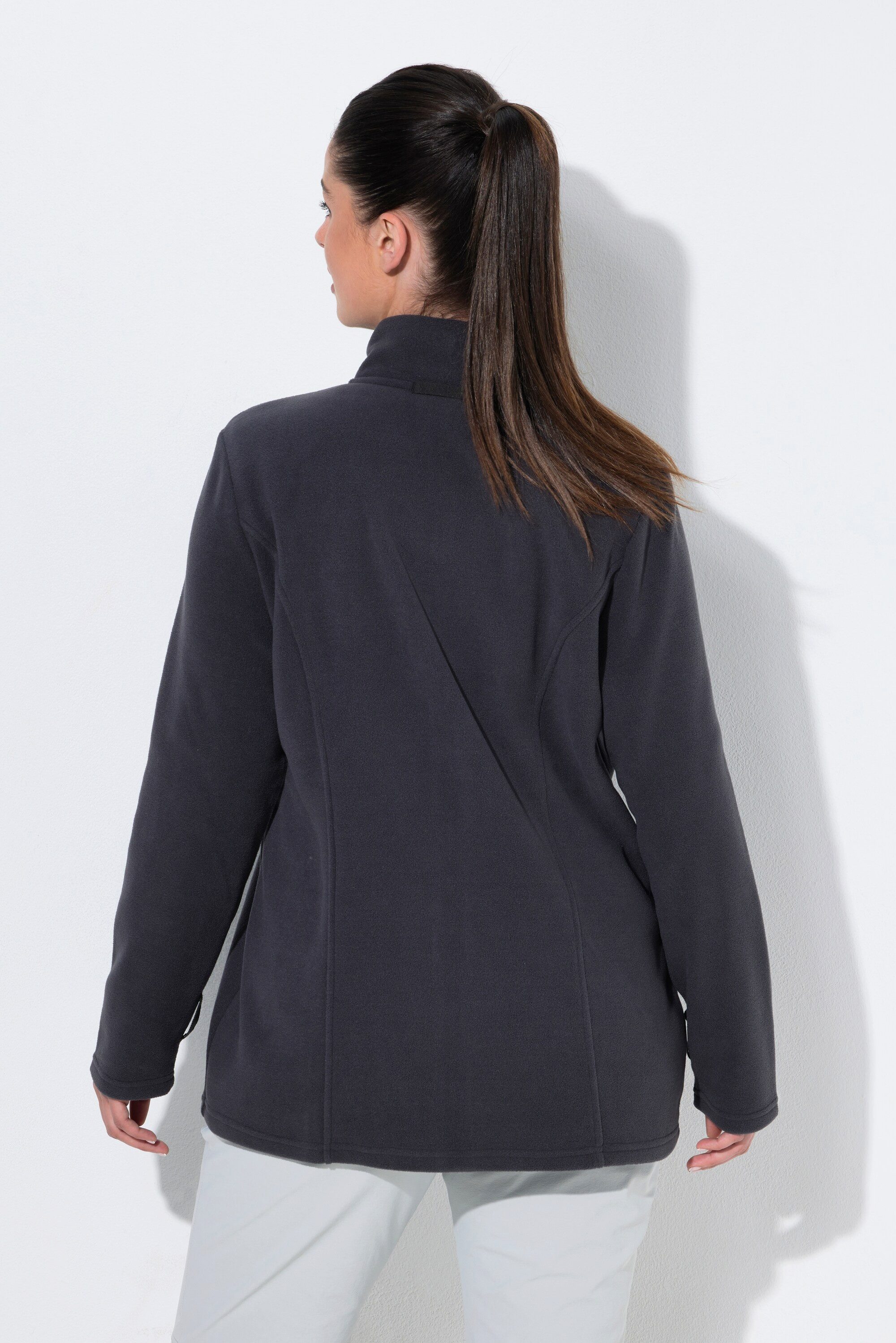 Ulla Popken Sweatjacke Fleecejacke Baukastensystem Innenjacke recycelt Bestseller – Bild 3 von 4