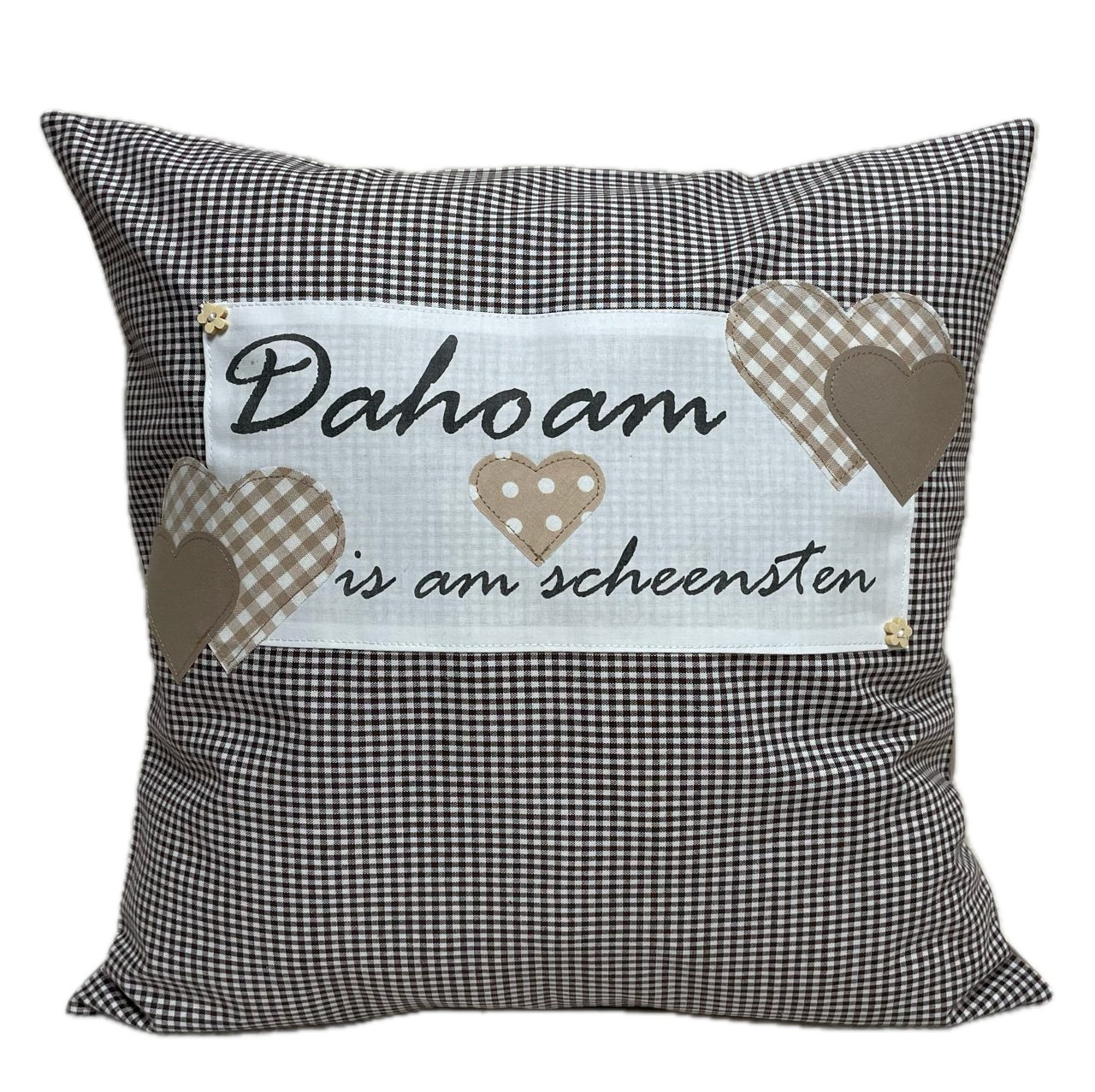 Ammerkind Dekokissen Landhausstil Kissenhülle *Dahoam is günstig online kaufen