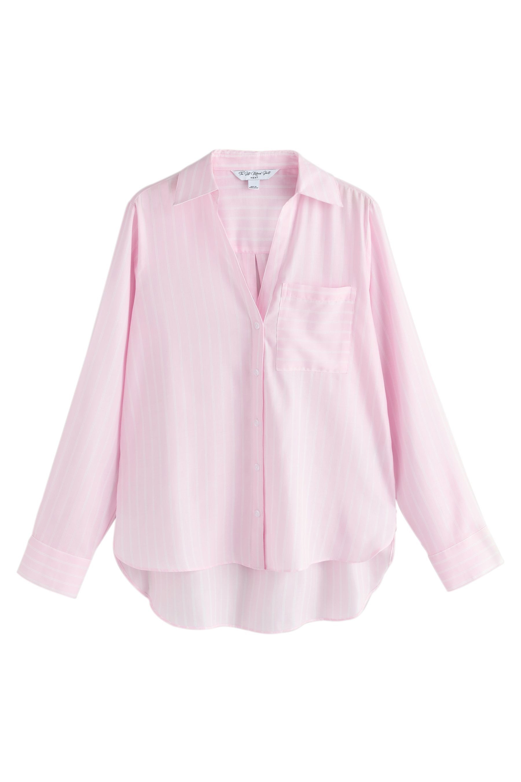 Next Hemdbluse Weiches Relaxed Fit Langarm-Shirt (1-tlg)