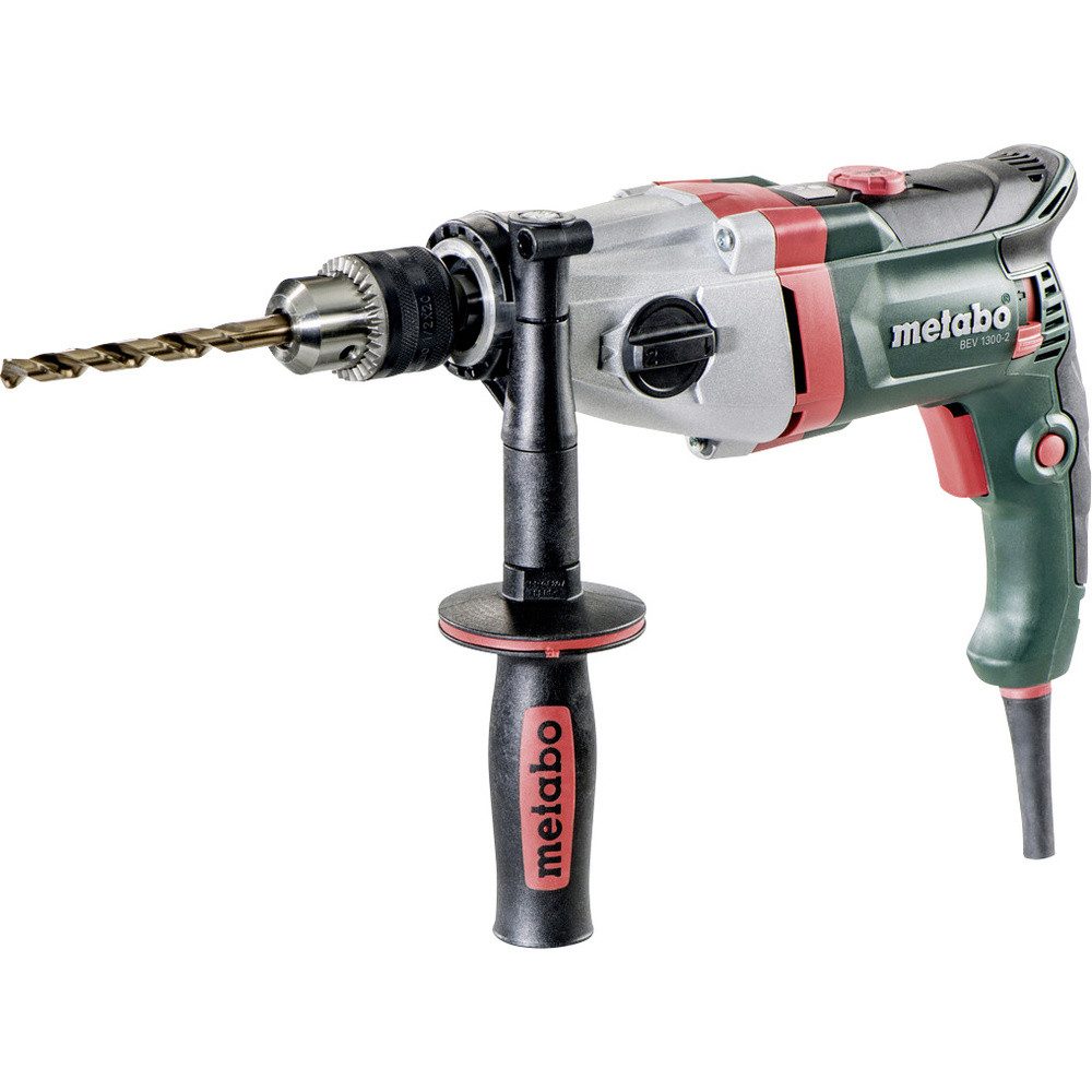 metabo Bohrmaschine Metabo BEV 1300-2 2-Gang-Bohrmaschine 1300 W