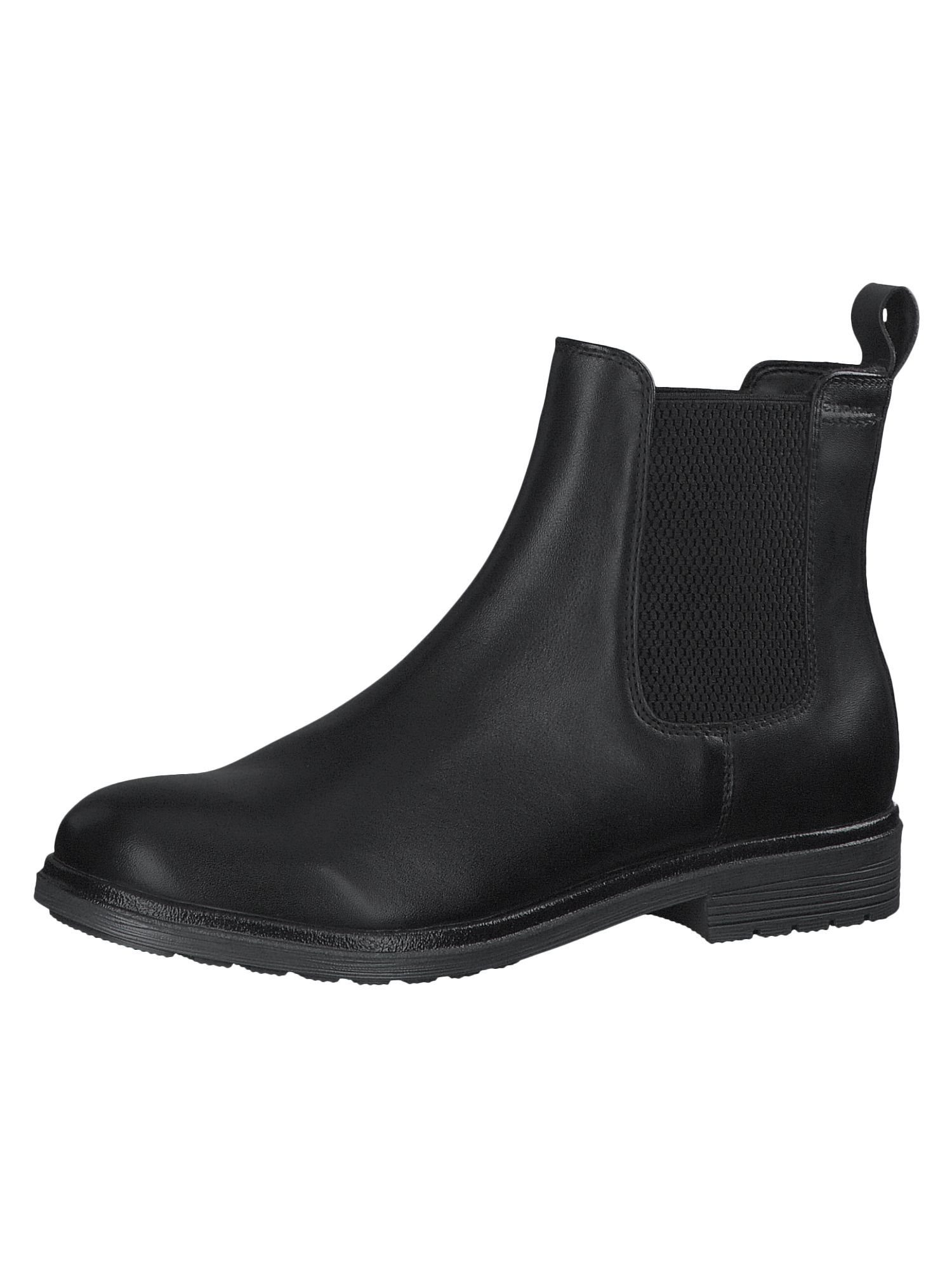 aus Leder kein Absatz 1-25464-43 Chelseaboots