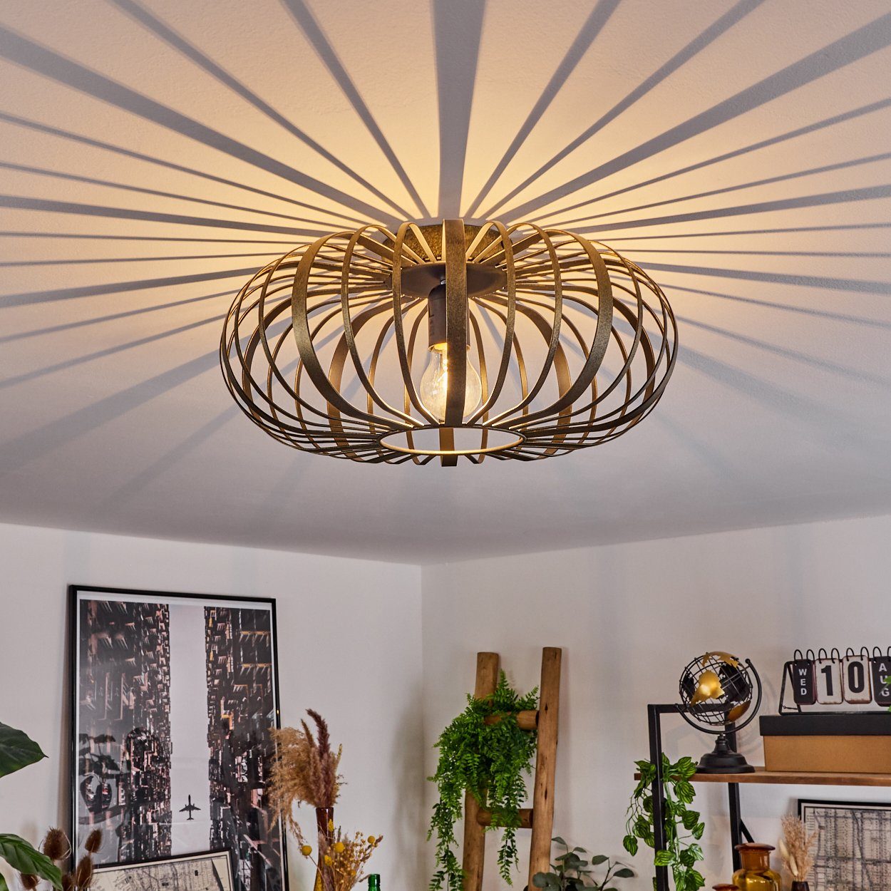 hofstein Deckenleuchte »Aidone« Deckenlampe aus Metall günstig online kaufen