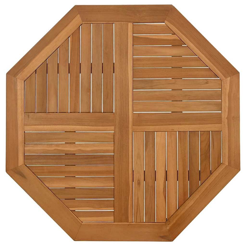 furnicato Tischplatte Naturholz 90 x 90 x 2,5 cm - Rustikales Design (1 St), Witterungsbeständiger Outdoor-Tisch in achteckiger Form für den Garten