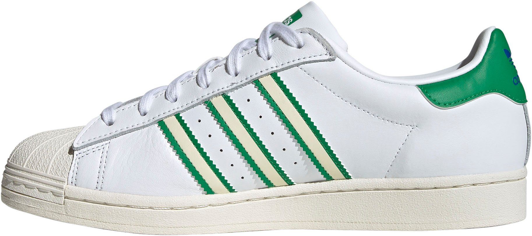 adidas weiß-grün SUPERSTAR Originals Sneaker