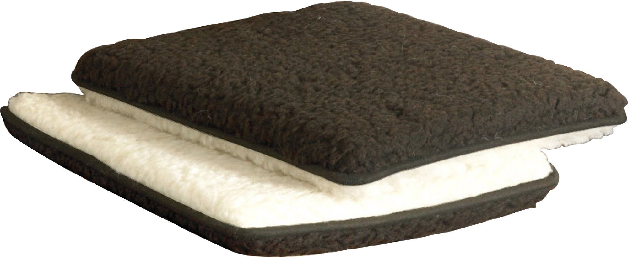 Erwin Müller Stuhlkissen Stuhlkissen 2er-Pack, Schurwolle Uni