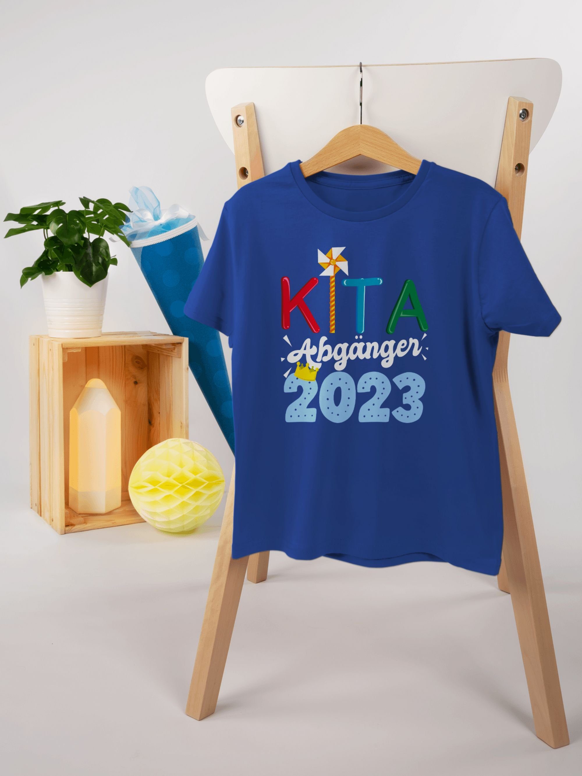 Shirtracer 2023 Geschenke Royalblau 2 T-Shirt Abgänger Kita Junge I Schulanfang Einschulung