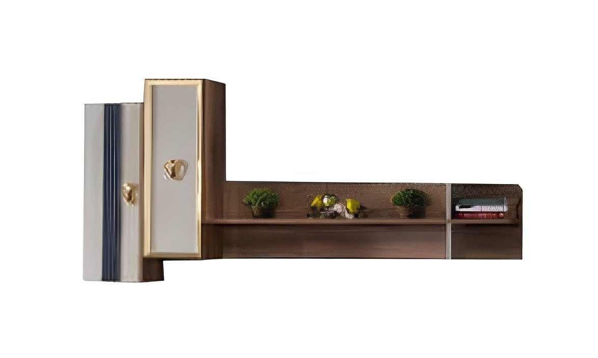 JVmoebel Standregal Elegantes Wandregal aus Holz für stilvolle Schlafzimmergestaltung, 1-tlg., Made in Europe