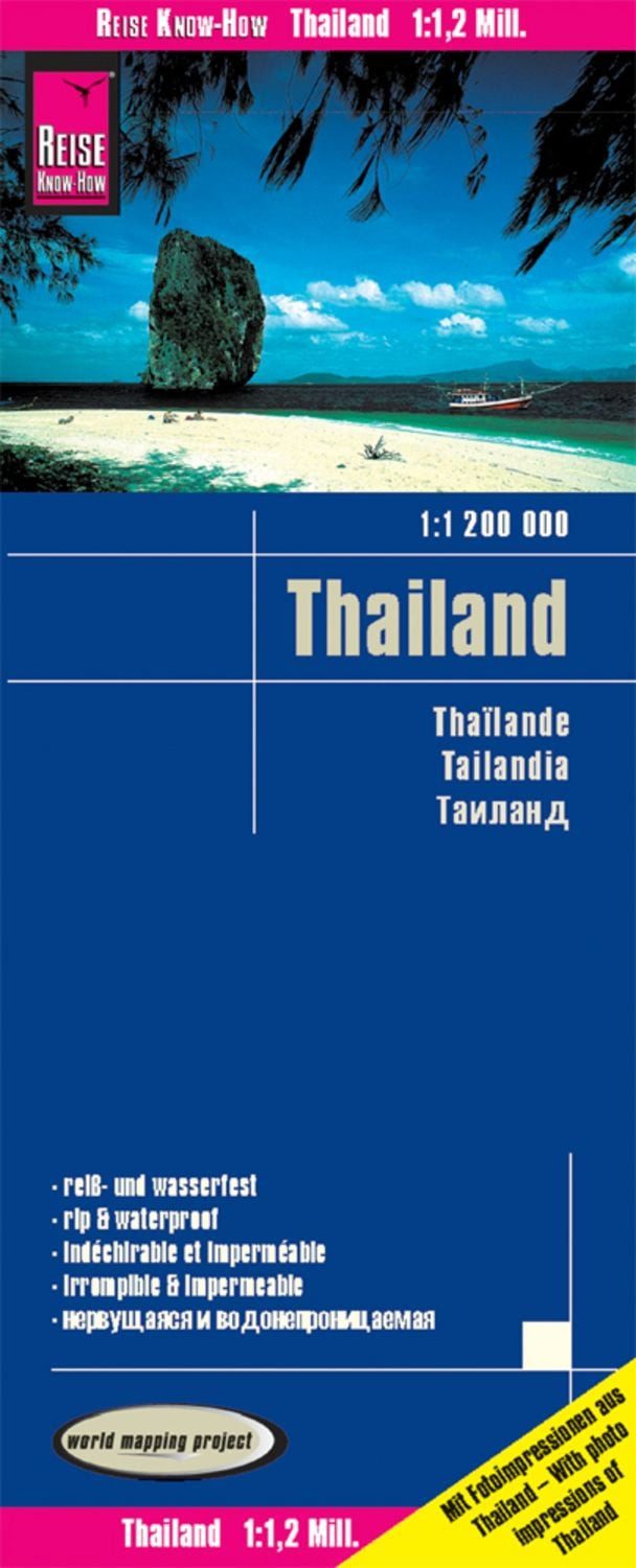 Reise Know-How Landkarte Thailand (1:1.200.000) / Reise Know-How Verlag Peter Rump