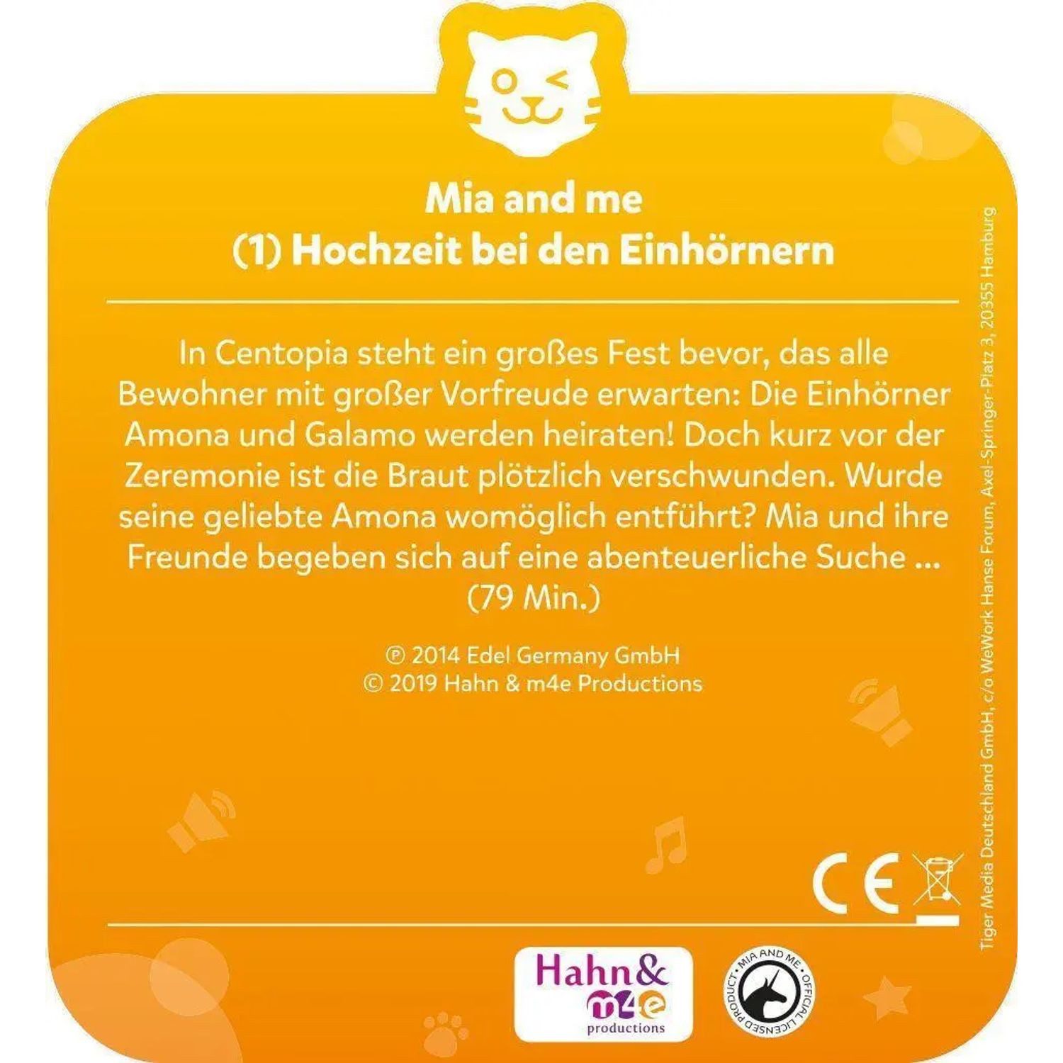 Tiger Media Deutschland GmbH Hörspiel tigercard - Mia and me - Folge 1: Hochzeit bei den Einhörnern