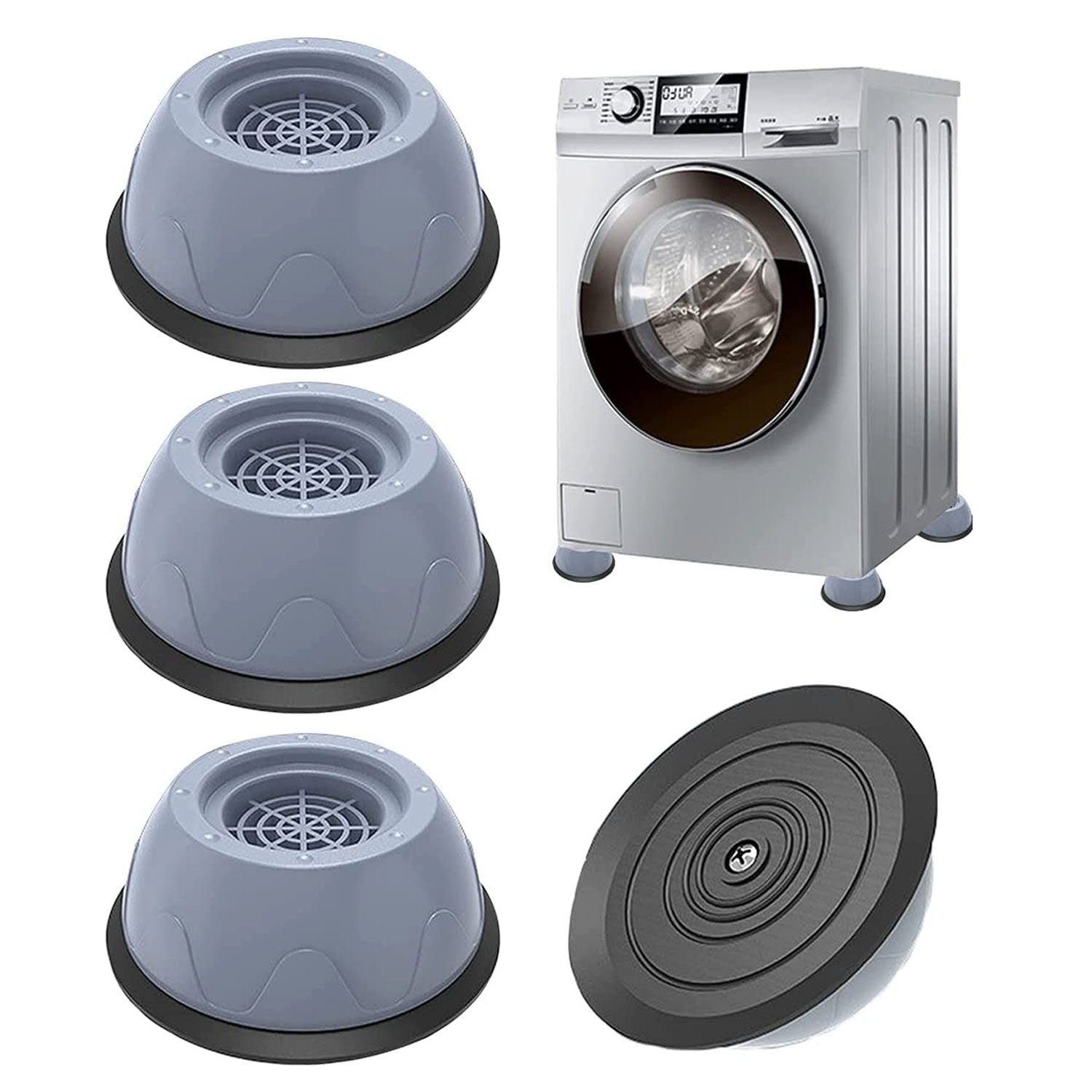 AUKUU Vibrationsdämpfer Vibrationsdämpfer Waschmaschine Füße Pad Fußpolster 4 Stück Universal, Anti Vibration | Möbelfüße