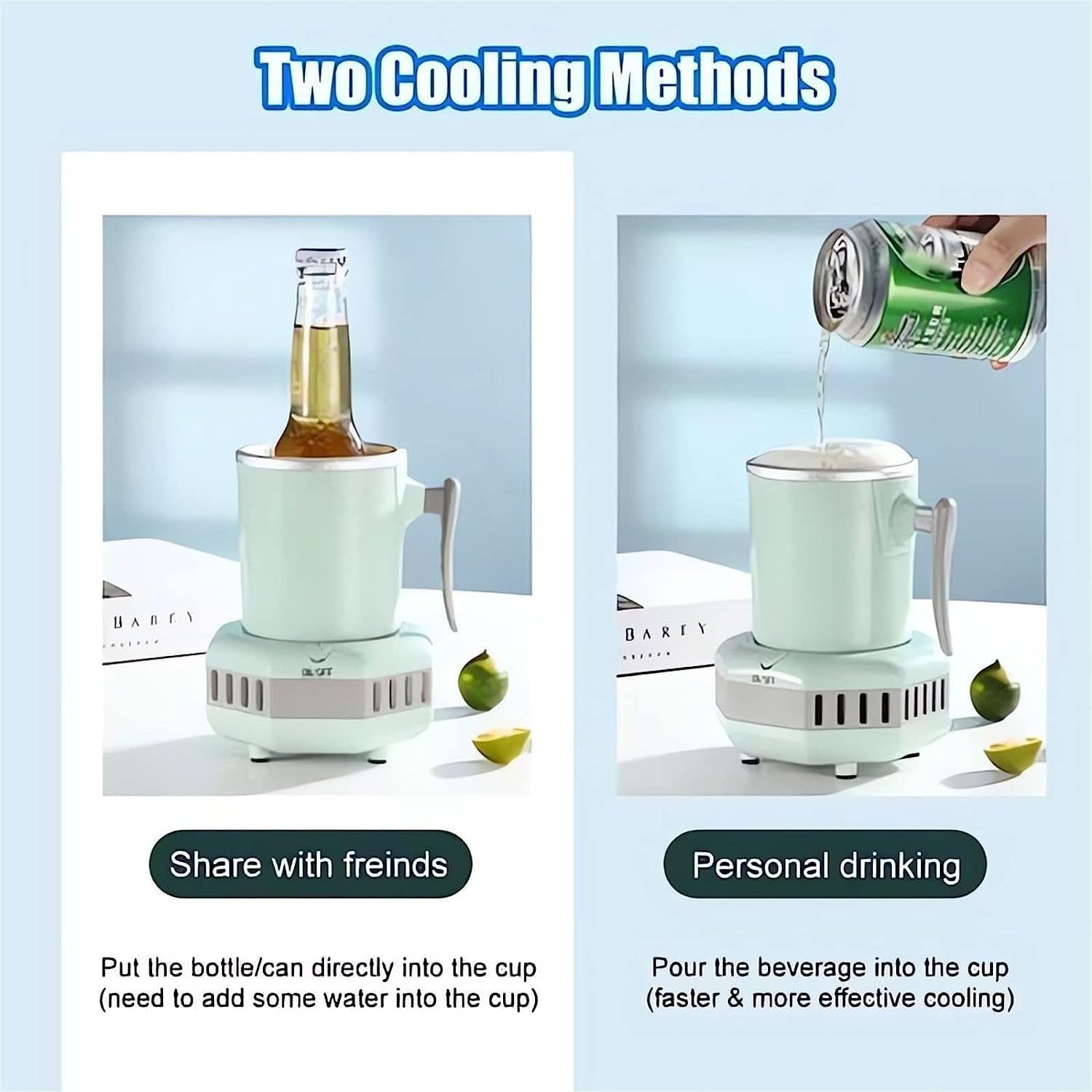 AURIVION Thermobecher Thermobecher 420ml mit Kühlbasis, Isolierbecher für Getränke, 1-tlg., Aluminium, Kaffeetasse aus Aluminium, rutschfest & temperaturerhaltend