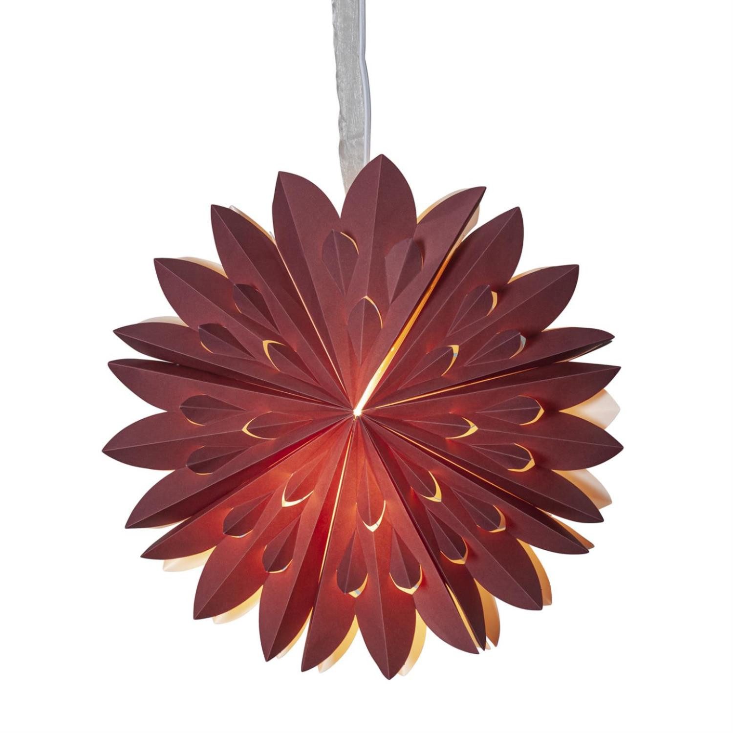 Papierstern Papierstern Weihnachtsstern Faltstern Dekostern D: 40cm Fensterschmuck