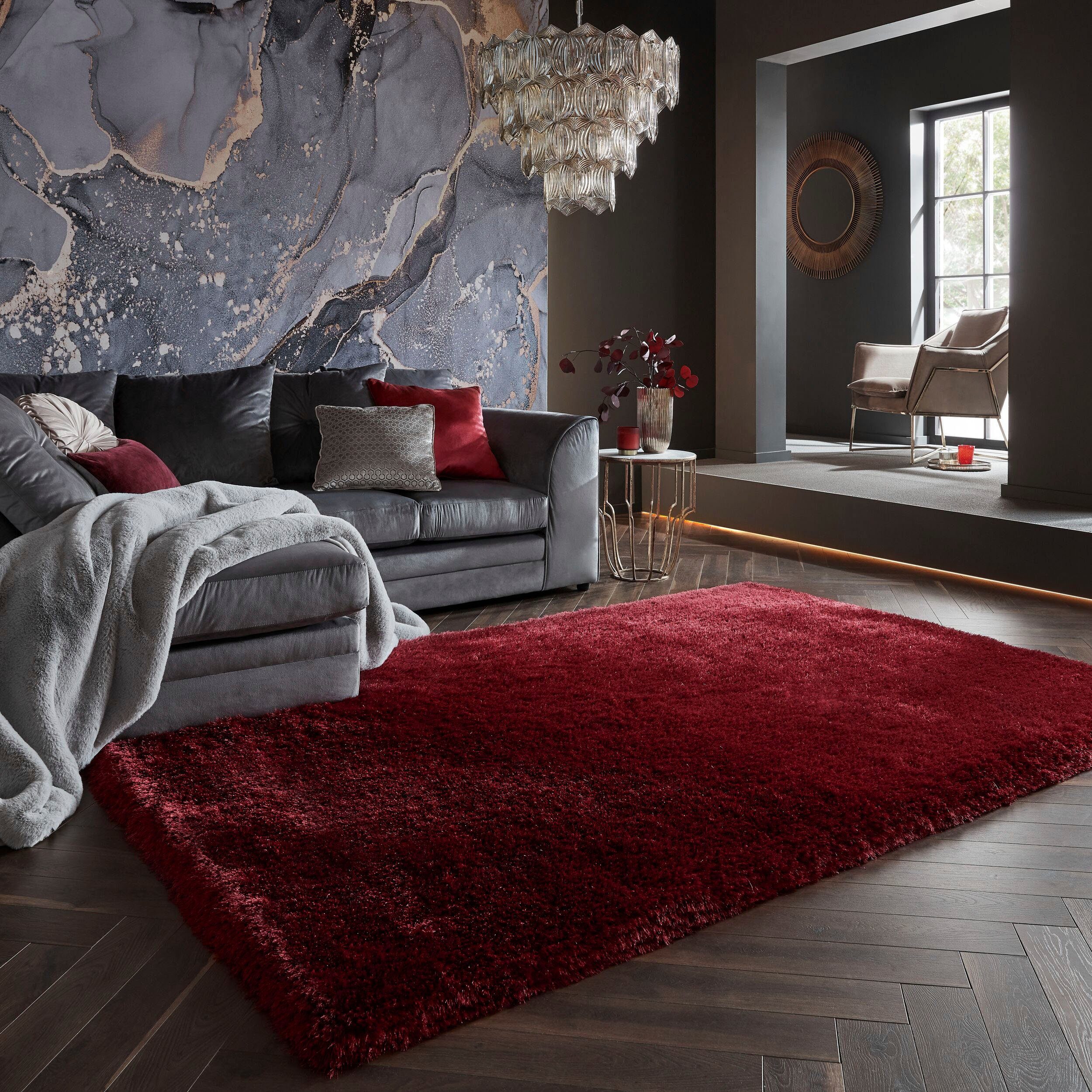 FLAIR RUGS Hochflor-Teppich Pearl, rechteckig, Höhe: 70 mm