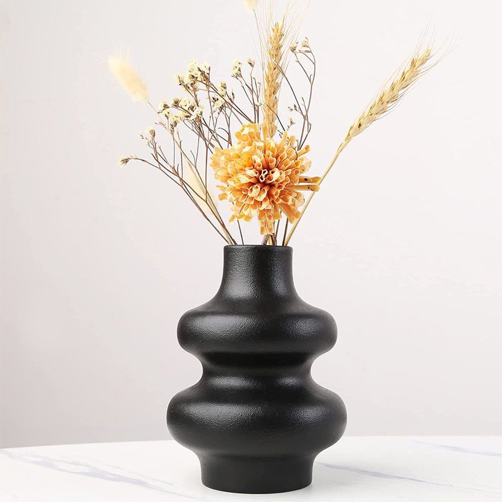 zggzerg Dekovase Keramik Vase Für Deko Für Blumen Pampasgras, Getrocknete Vase Moderne