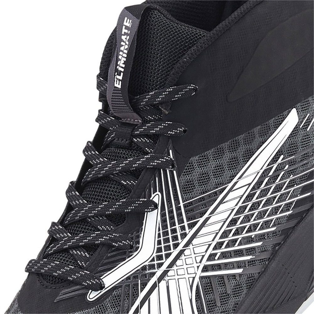 PUMA Hallen-Indoorschuhe Eliminate Power Nitro II M+ schwarz/weiss Herren Badmintonschuh – Bild 5 von 5
