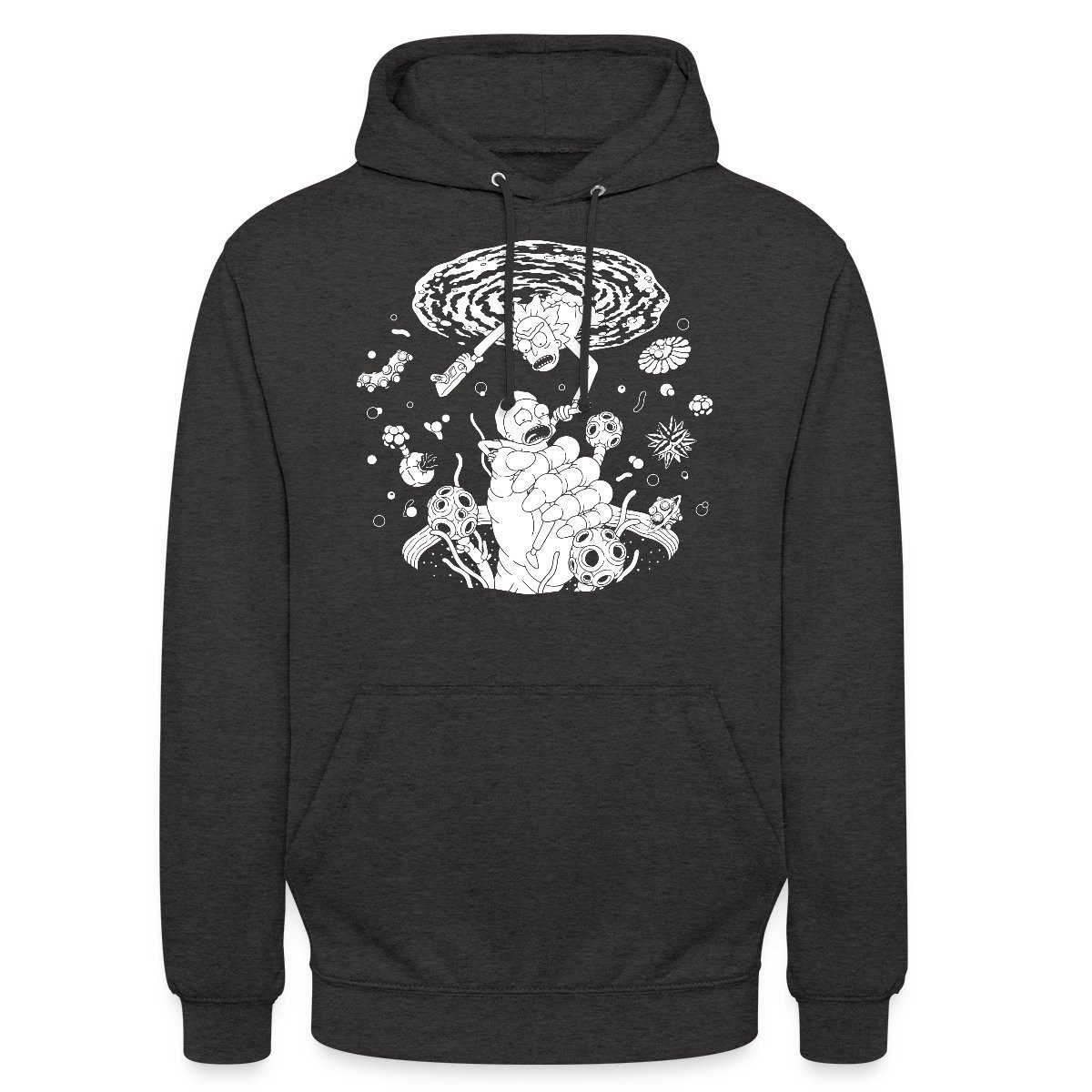 Hoodie Rick & Morty Raumportal Unisex Hoodie