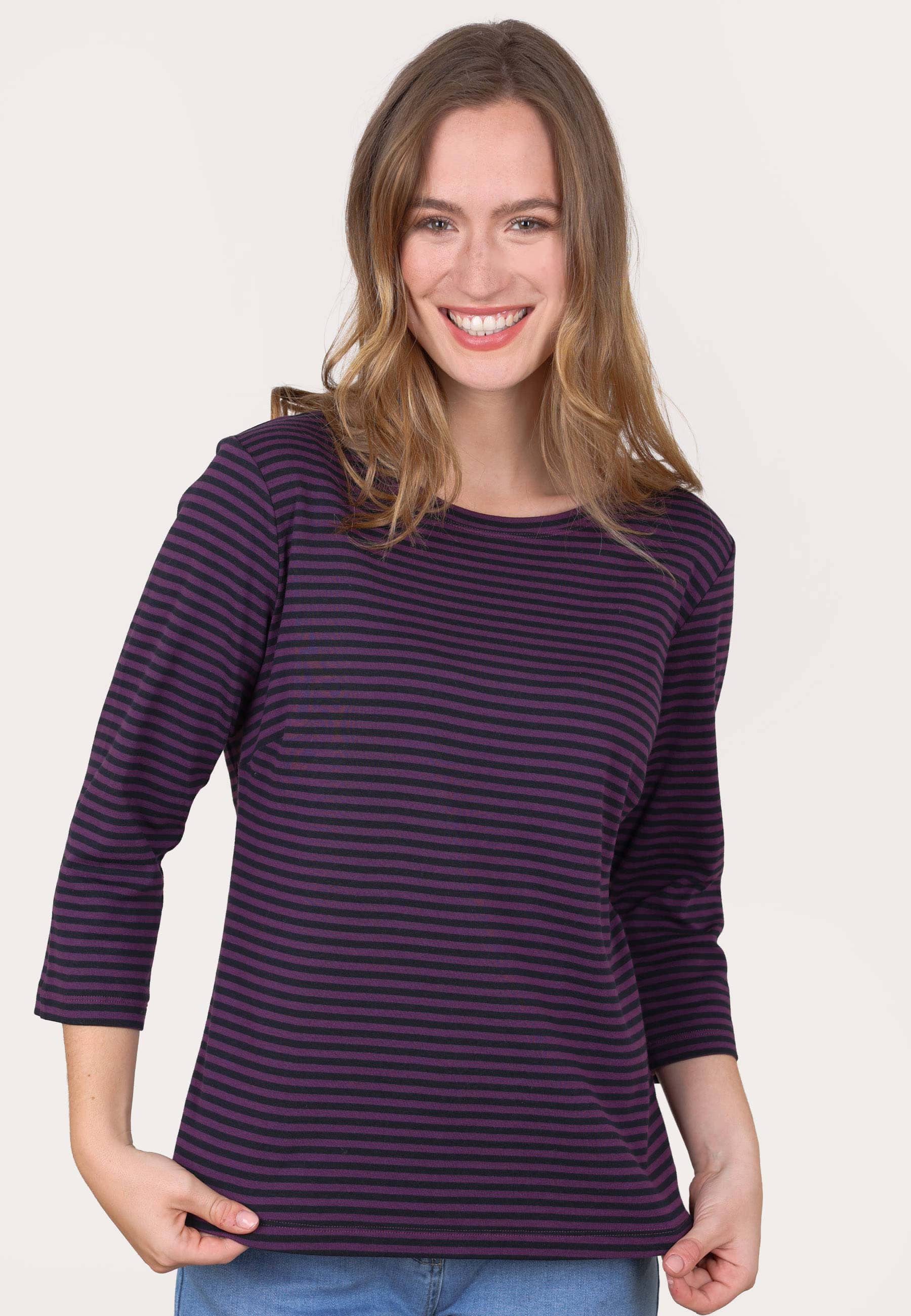 Deerberg Langarmshirt Pitta Stripes