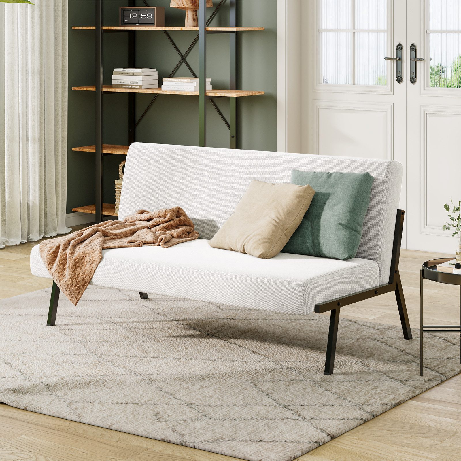 YOLEO Sofa Sofa 2 Sitzer Stoffsofa günstig online kaufen