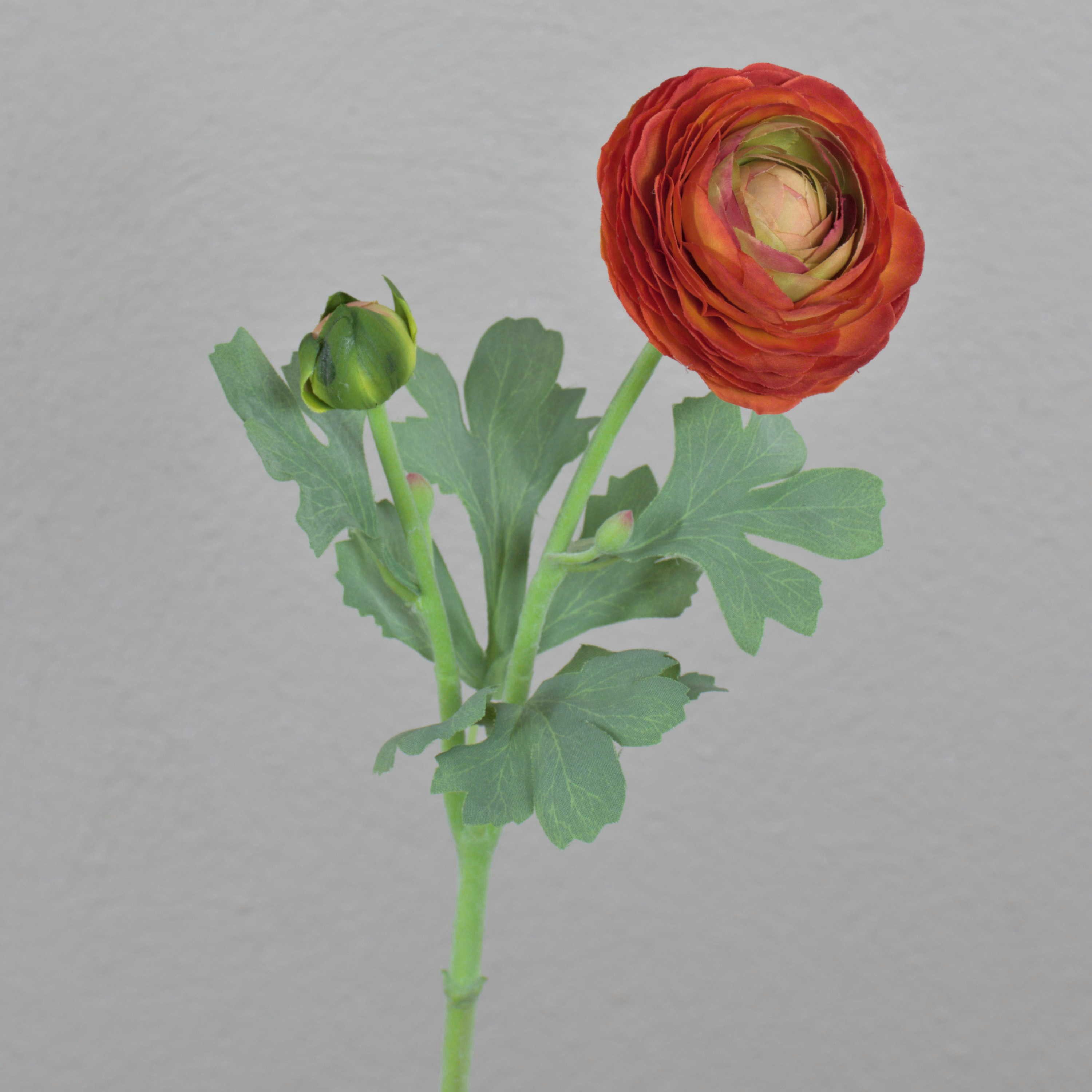 Kunstblume Ranunkel CADISS, orange, 40cm Ranunkel, artplants, Höhe 50.0 cm