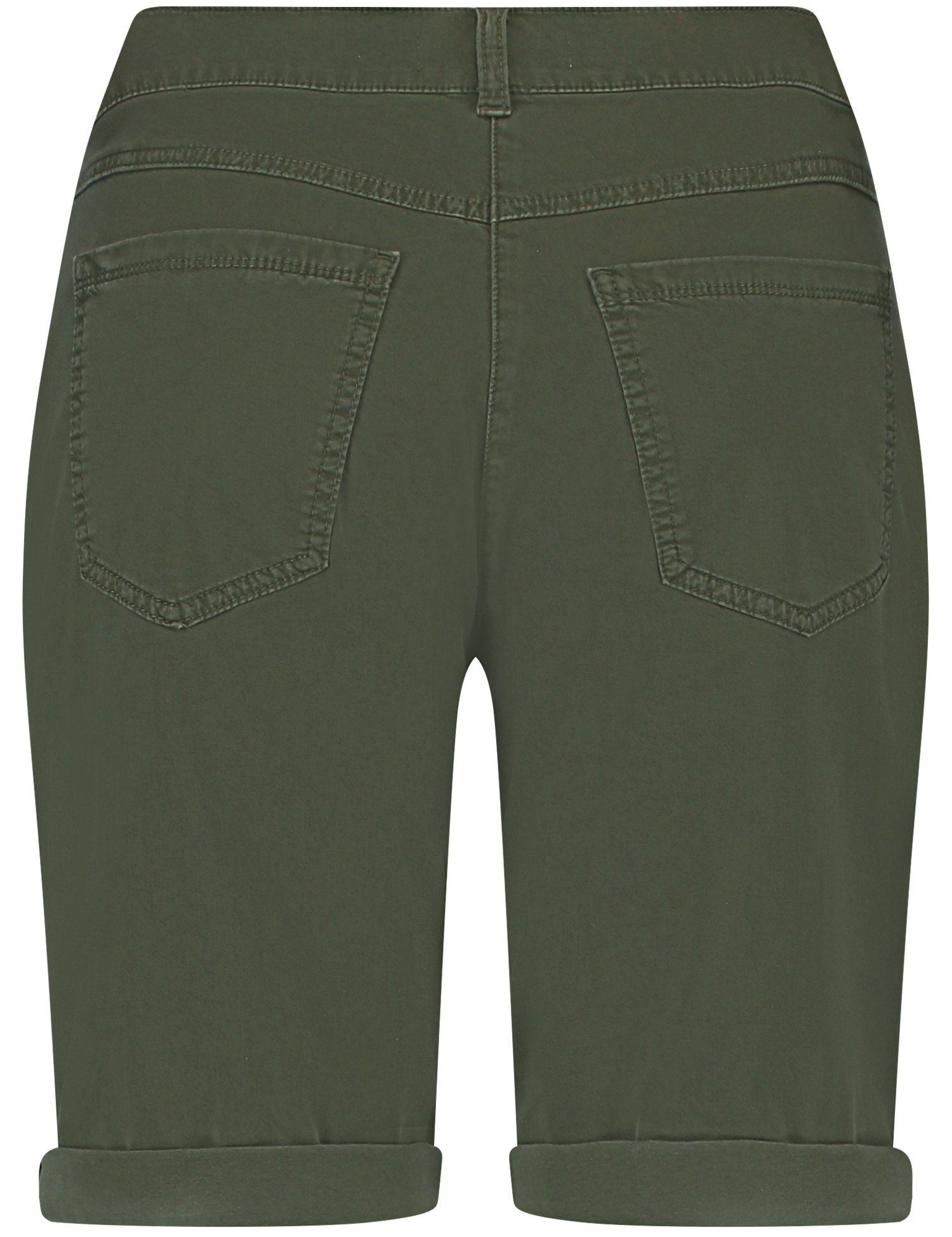 mit gekrempeltem GERRY 7/8-Hose Saum Shorts WEBER Olive