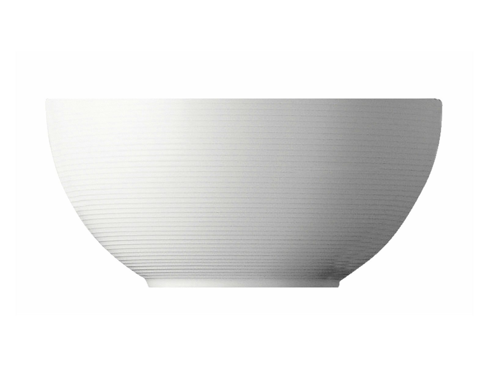 Thomas Porzellan Schüssel Loft Weiss Schüssel 23 cm rund niedrig, Porzellan, (Schüsseln & Schalen), Schalen / Schälchen / Schüsseln