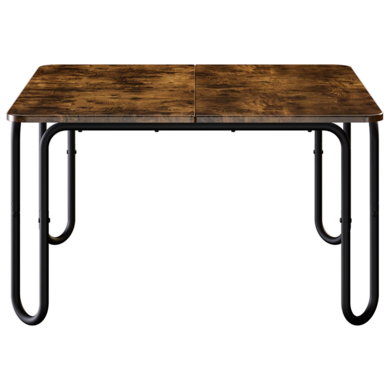 vidaXL Couchtisch Couchtisch Geräucherte Eiche 100 x 100 x 45 cm Holzwerkstoff (1-St)