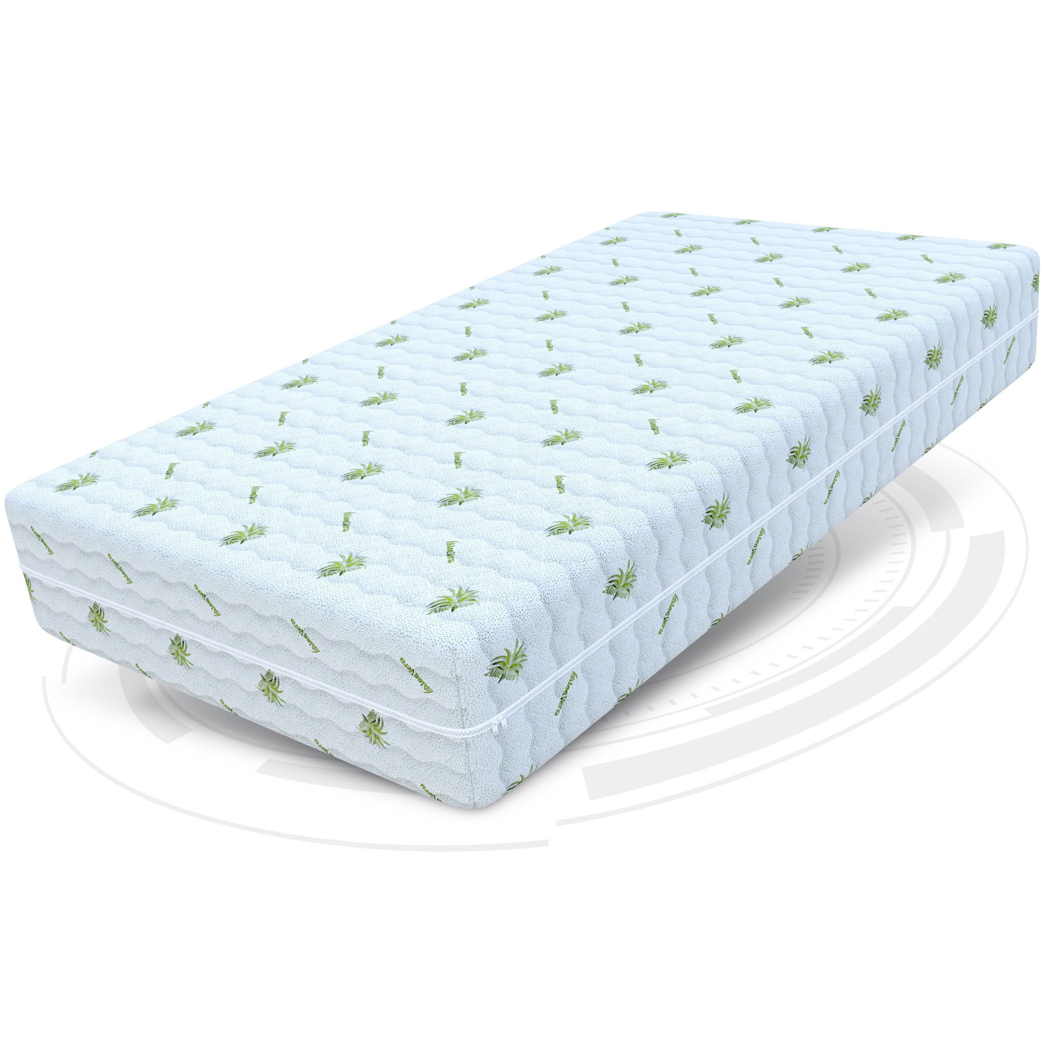 Taschenfederkernmatratze PALOMA Matratze 90x200, 140x200, 180x200 cm & weitere Größen, FDM, 22 cm hoch, (Allergiker geeignet), 7 Zonen